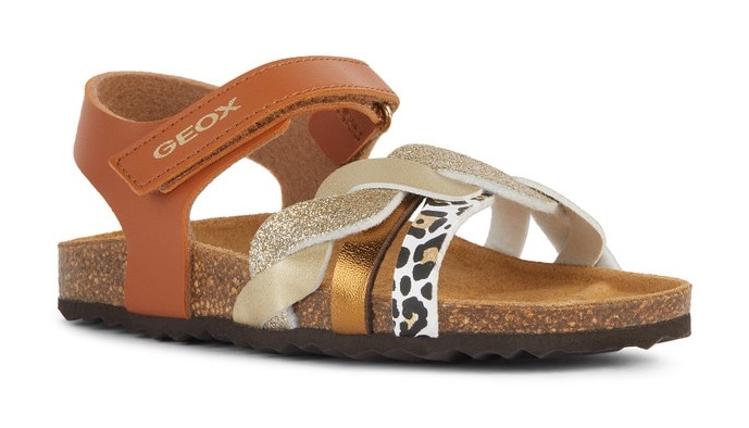 Geox Sandale »J ADRIEL GIRL B«, Sommerschuh, Klettschuh, Sandalette, mit Klettverschluss
