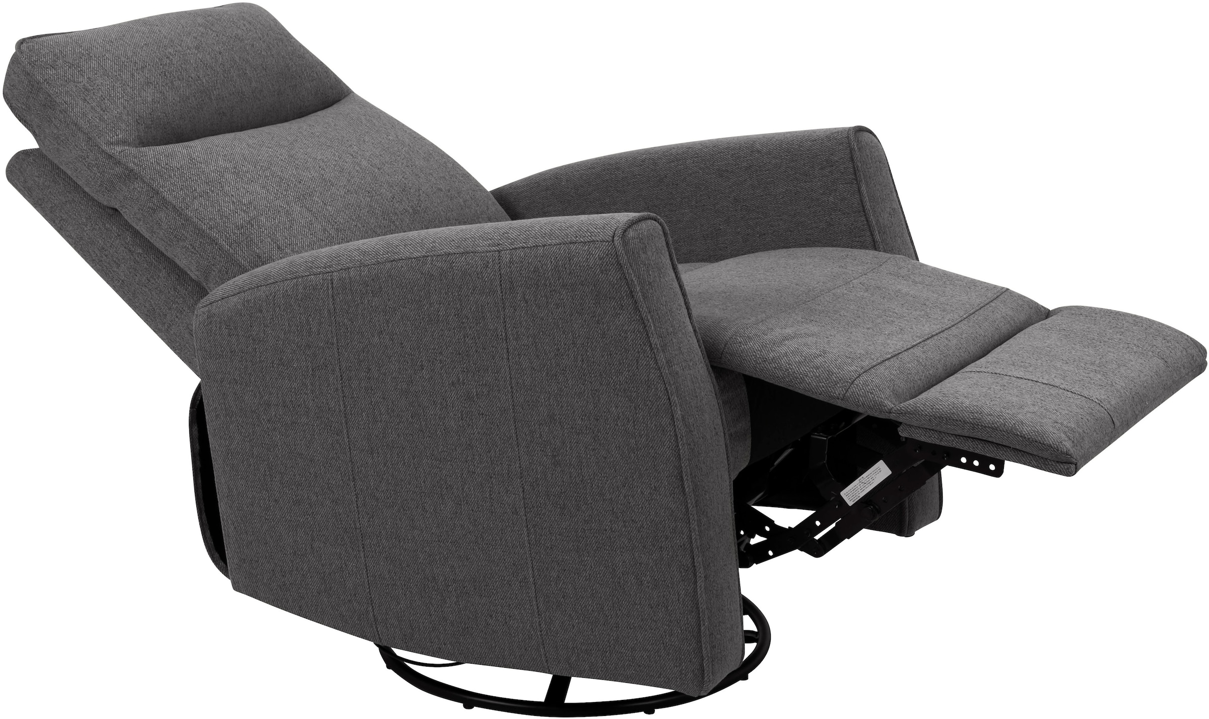 INOSIGN Relaxsessel »KAYLI mit Schaukel-, Dreh und Liegefunktion, Webstoff, Federkern«, Lesesessel, TV-Sessel mit Reclinerfunktion, 360° drehbar