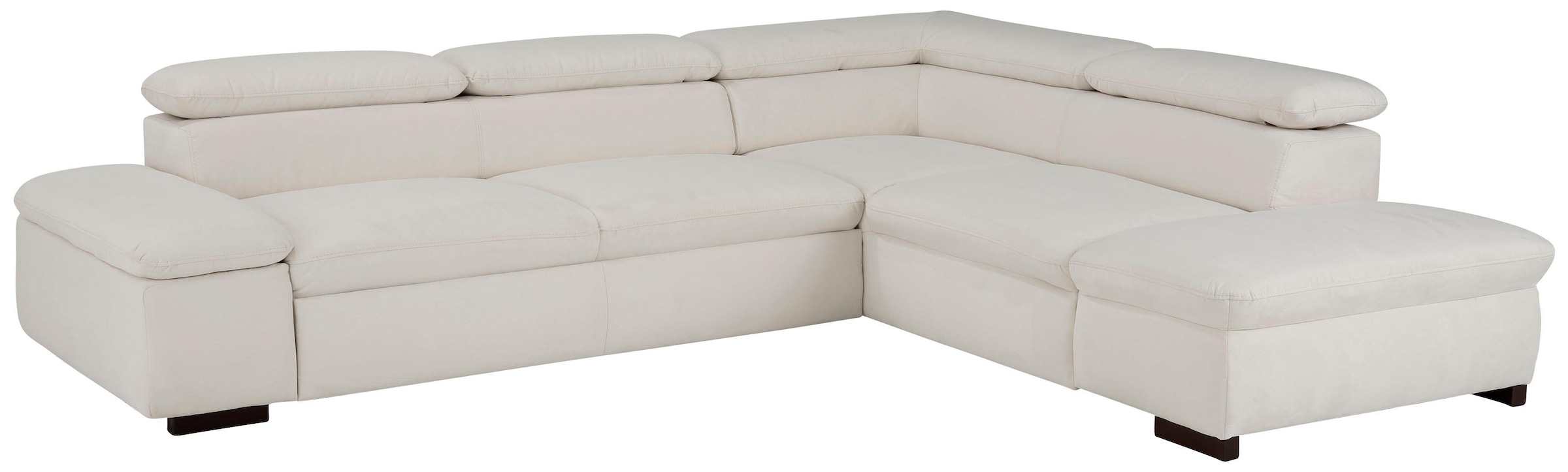 Home affaire Ecksofa »Alberto L-Form«, mit Kopfteilverstellung, wahlweise mit Bettfunktion