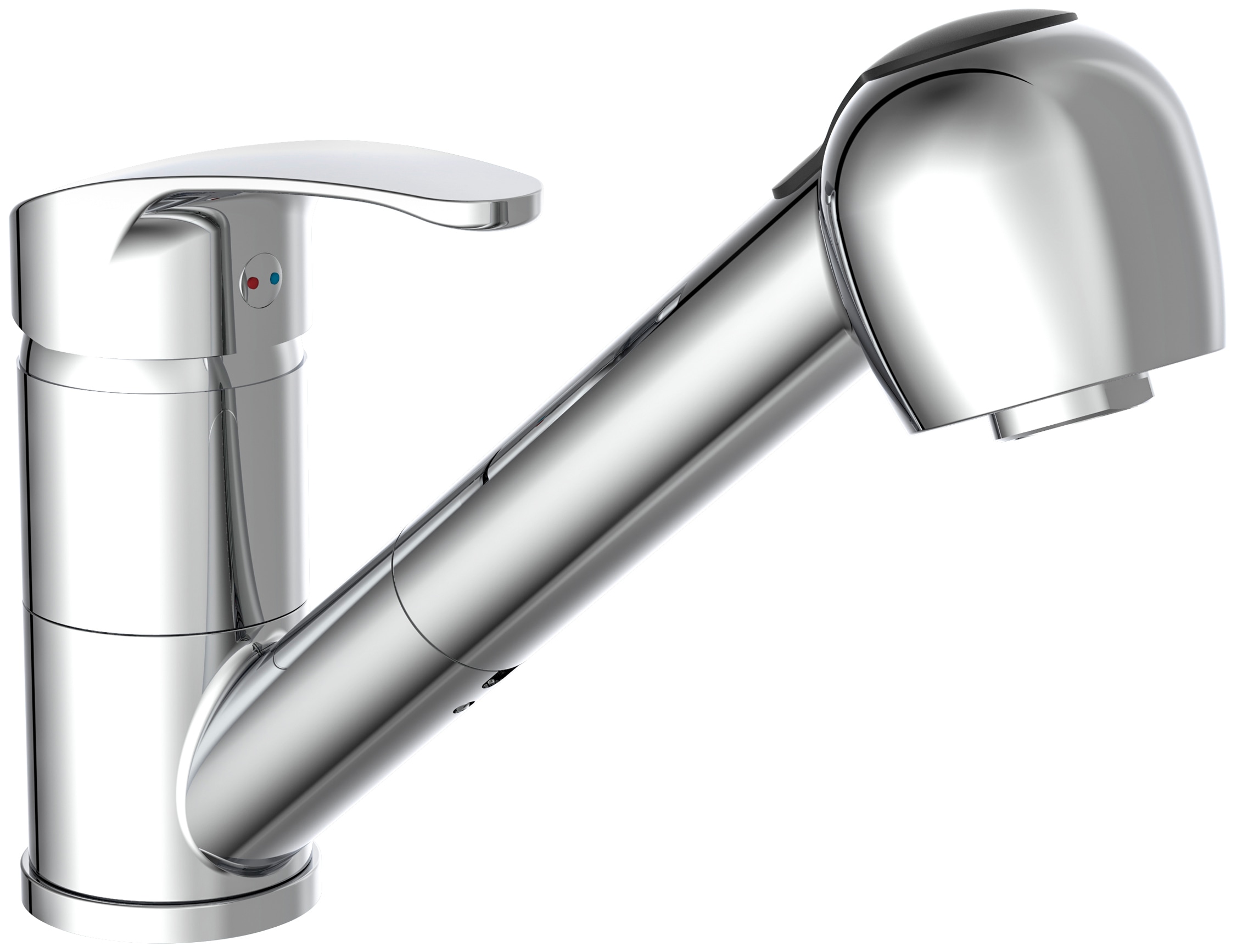 Schütte Spültischarmatur »DIZIANI« mit Geschirrbrause, Niederdruck, schwenkbar, Mischbatterie, Chrom