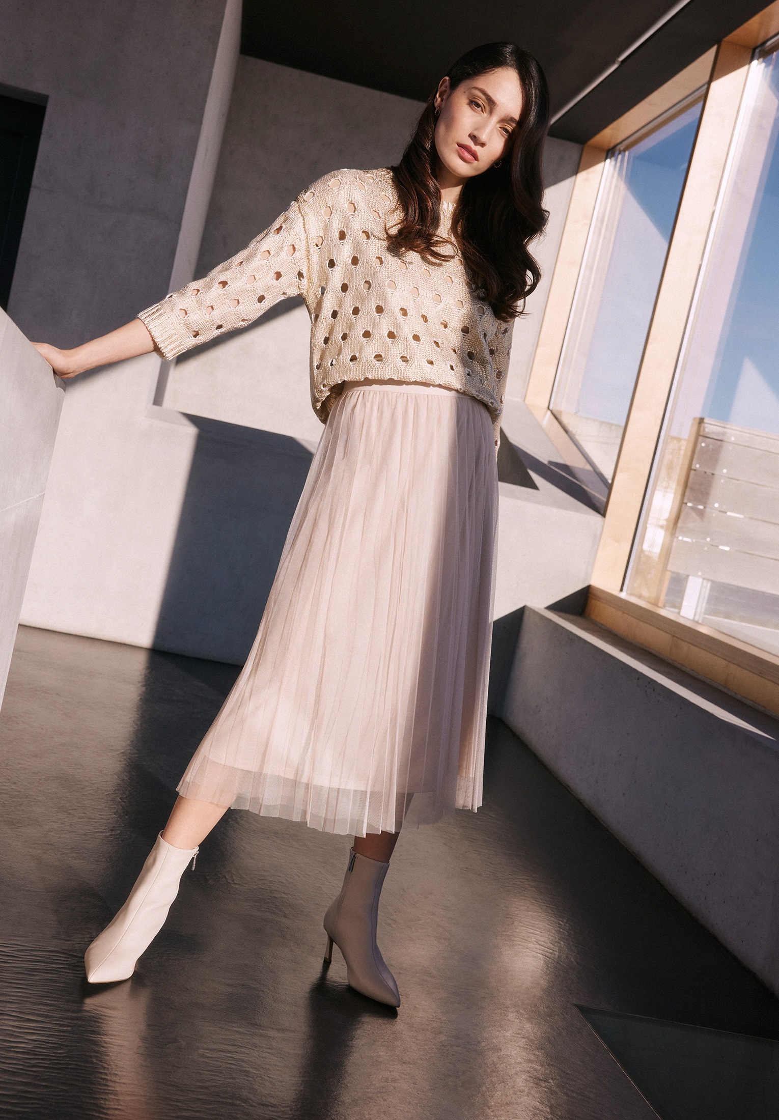Betty&Co Strickpullover »Strickpullover mit Struktur«
