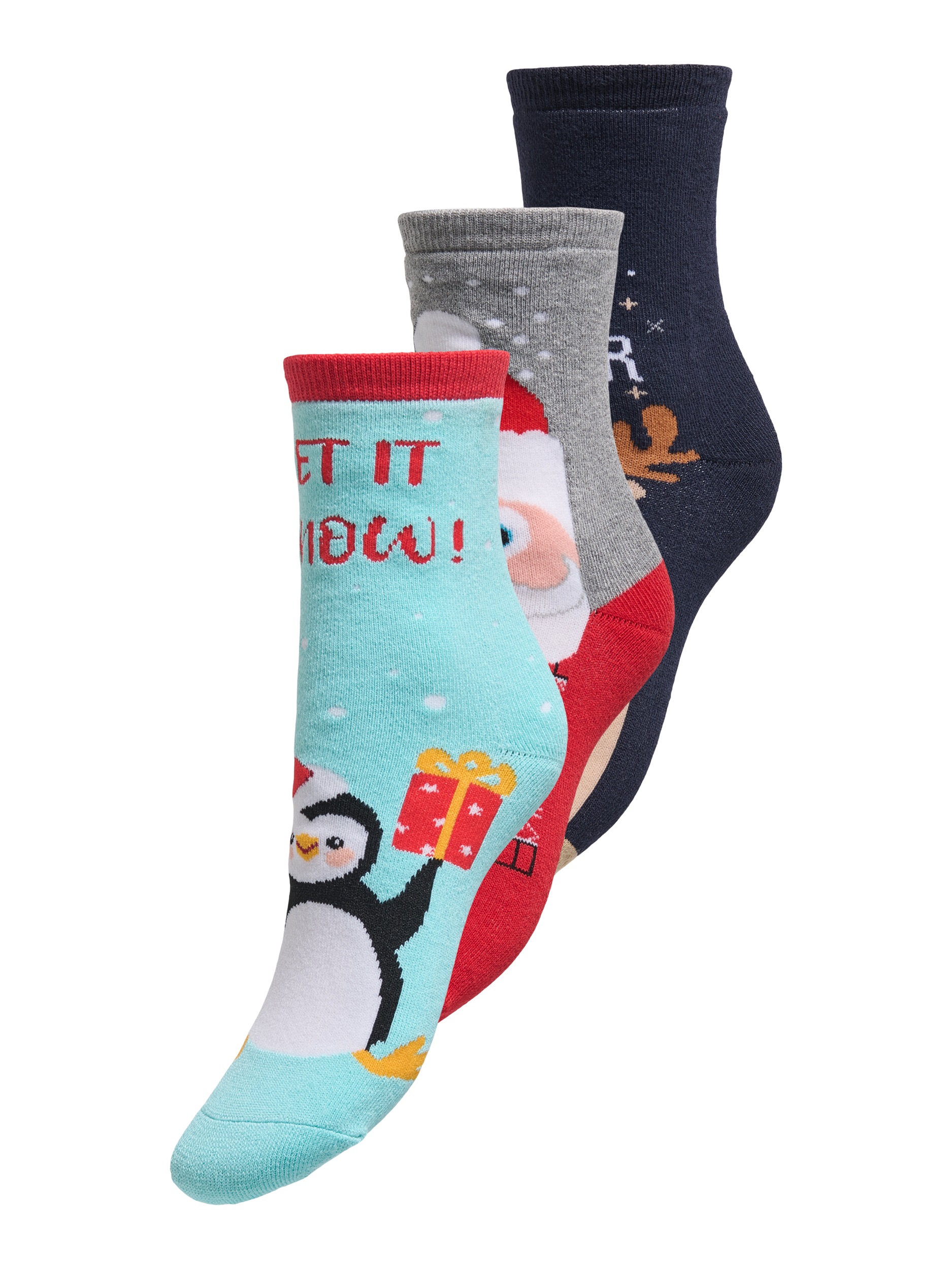 ONLY Freizeitsocken »ONLCHRISTMAS HEAVY 3-PACK SOCK ACC« Packung, 3 Paar tlg.