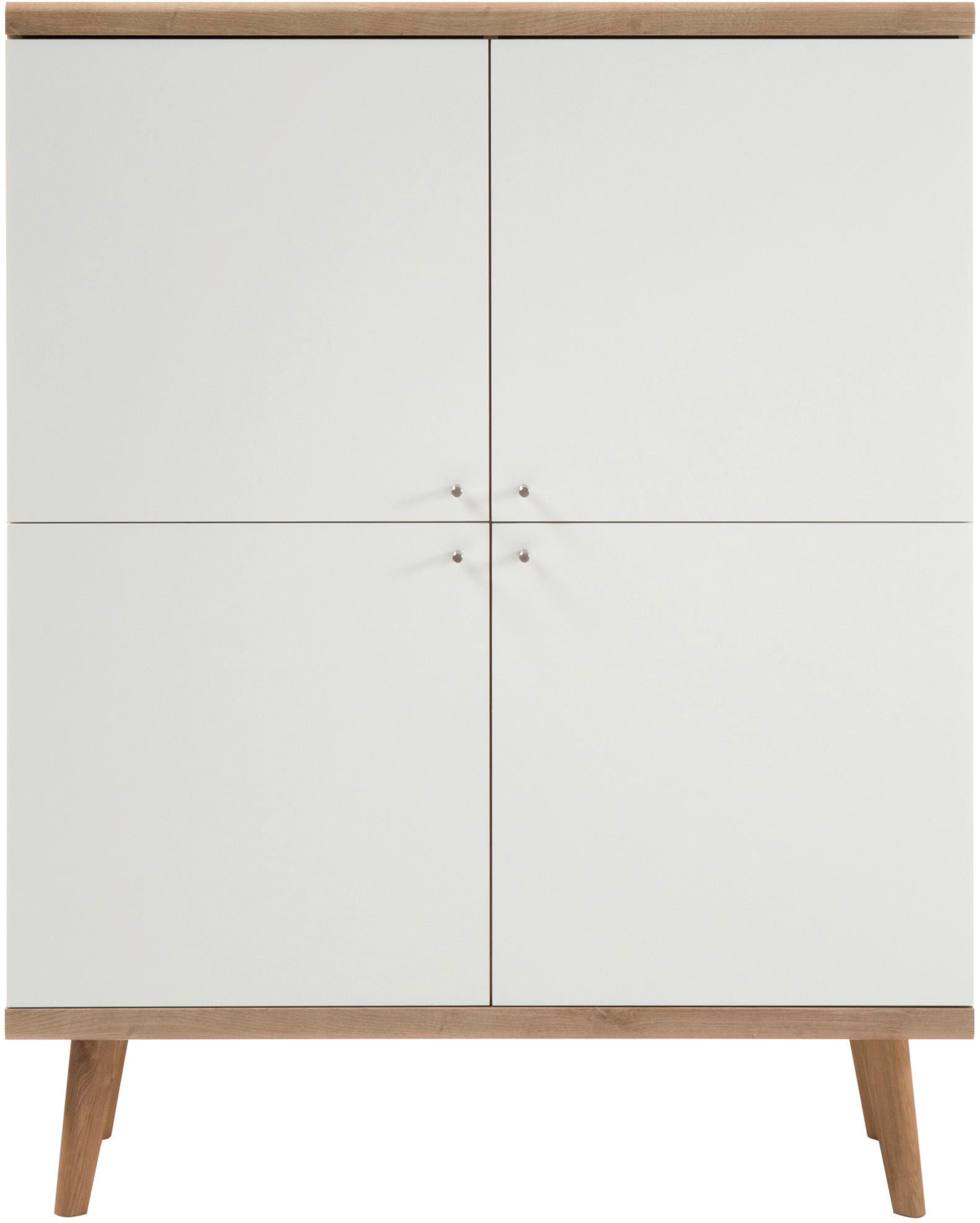 Home affaire Highboard "Merle" Scandi Design, Breite 107 cm