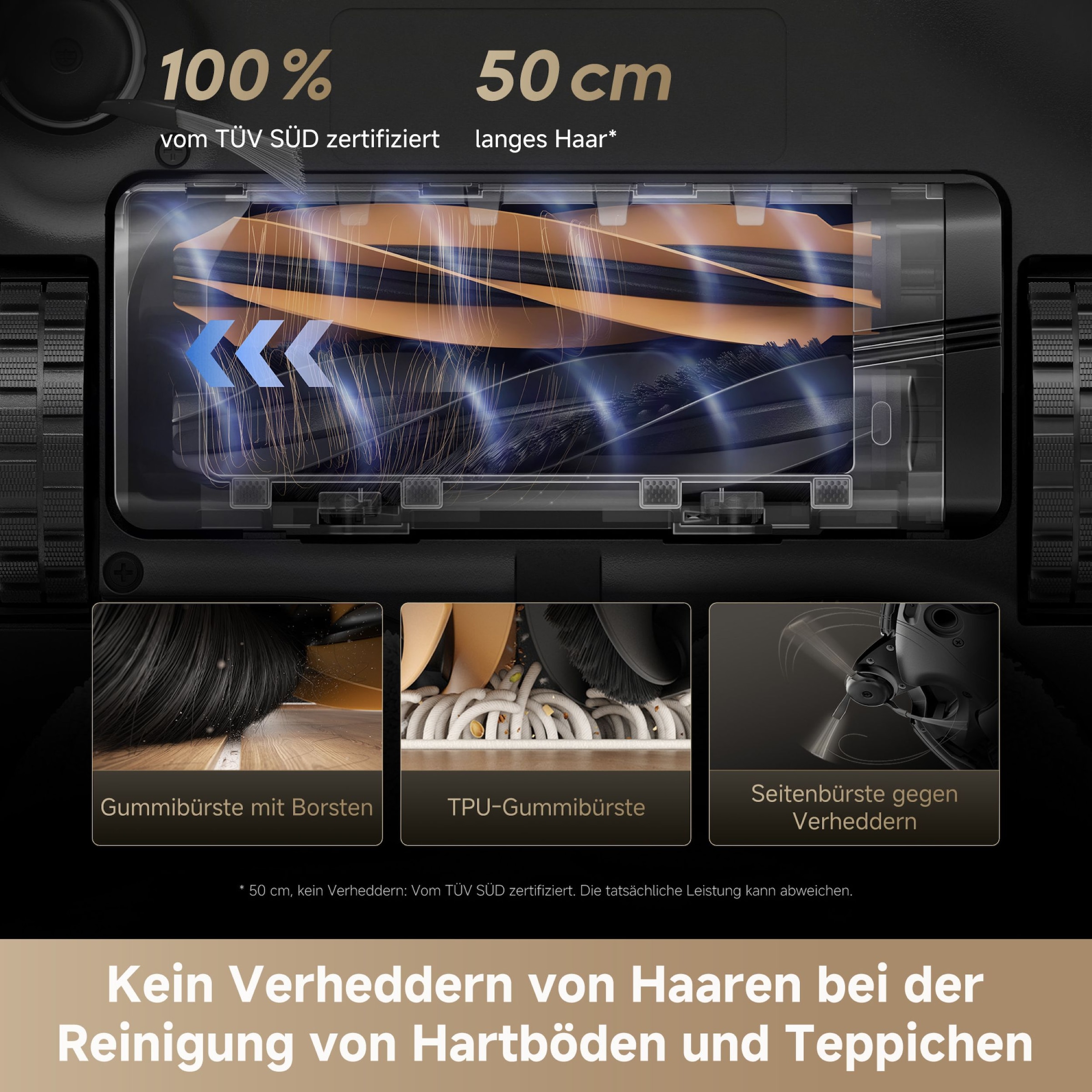 Dreame Nass-Trocken-Saugroboter »Matrix 10 Ultra« Mop-Wechsel, drei Reinigungsmittel, überwindet Hindernisse, 30.000 Pa