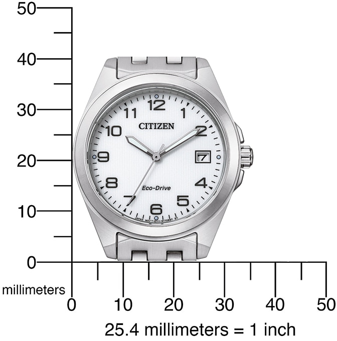 Citizen Solaruhr »EO1210-83A«, Armbanduhr, Damenuhr, Edelstahlarmband, bis 10 bar wasserdicht, Datum