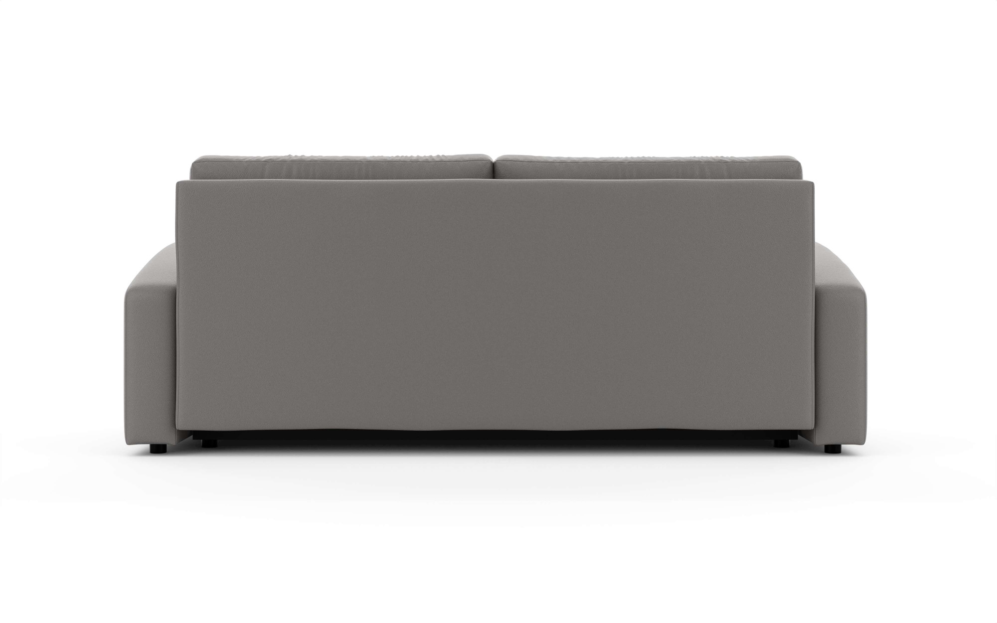 INOSIGN 3-Sitzer »JIGGS wahlweise Schlafsofa mit Bettkasten, Maße B/H/T: 228/96/110 cm«, Sofa mit Wellenunterfederung, enthält 2 Rückenkissen und 2 Zierkissen