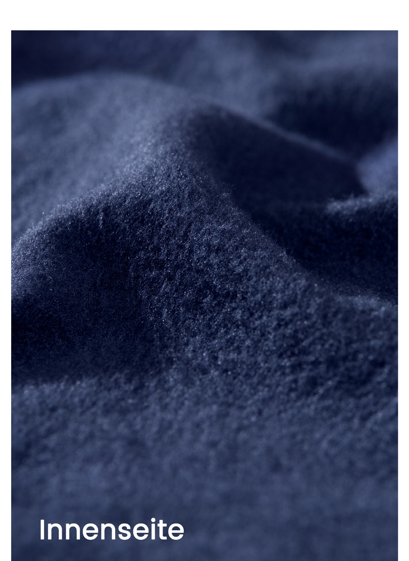 Trigema Strickpullover, (1 tlg.), mit Reißverschluss