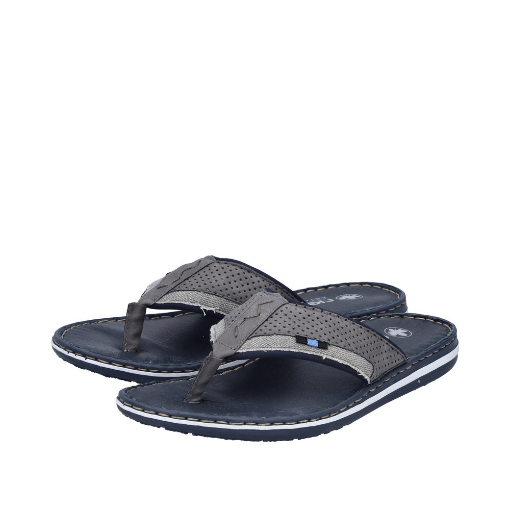 Rieker Zehentrenner  Sommerschuh, Strandschuh mit weicher Leder-Innensohle