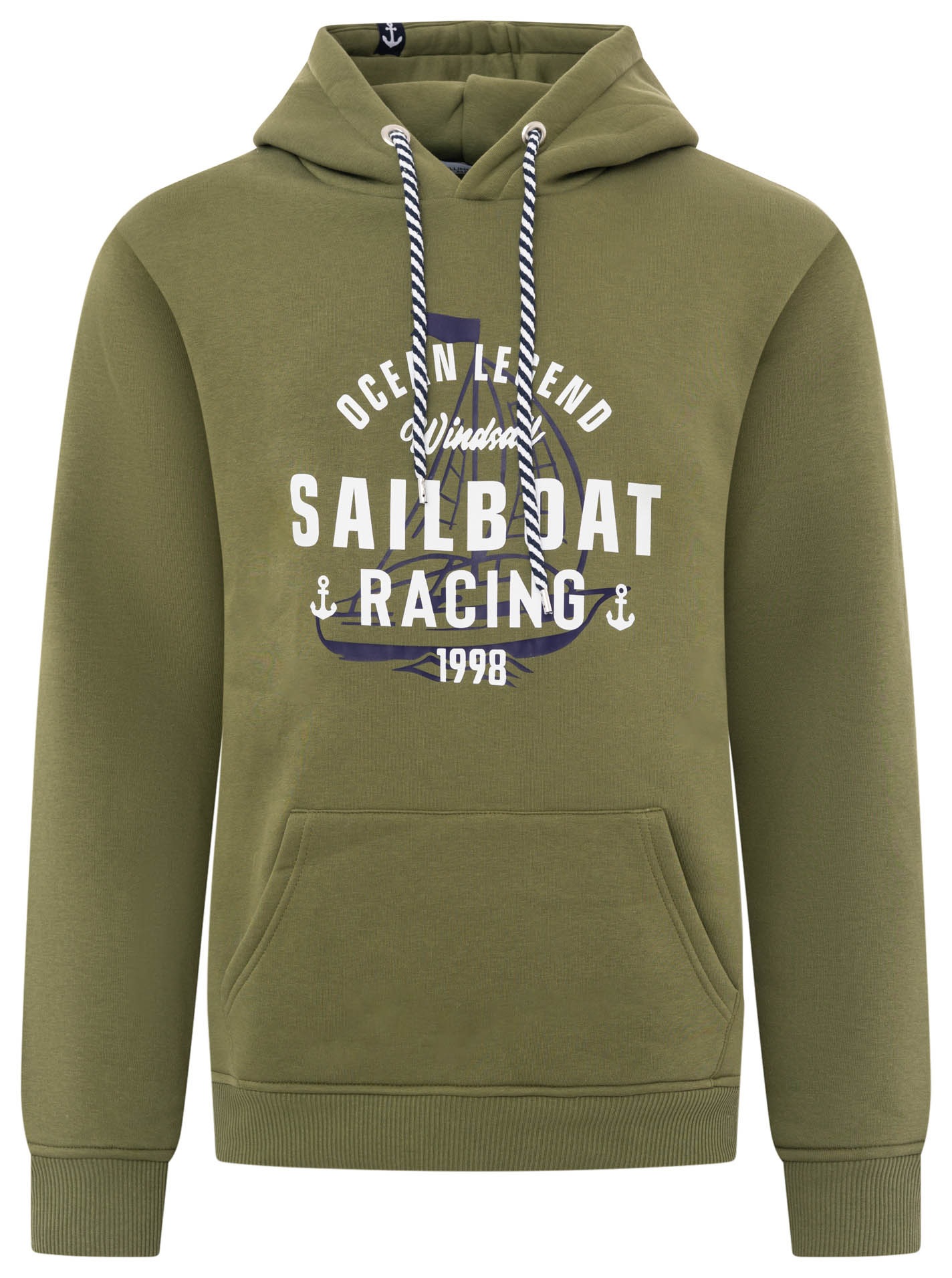 Zwillingsherz Hoodie »"Sailboat Racing"«, mit Fronttaschen und Kordel