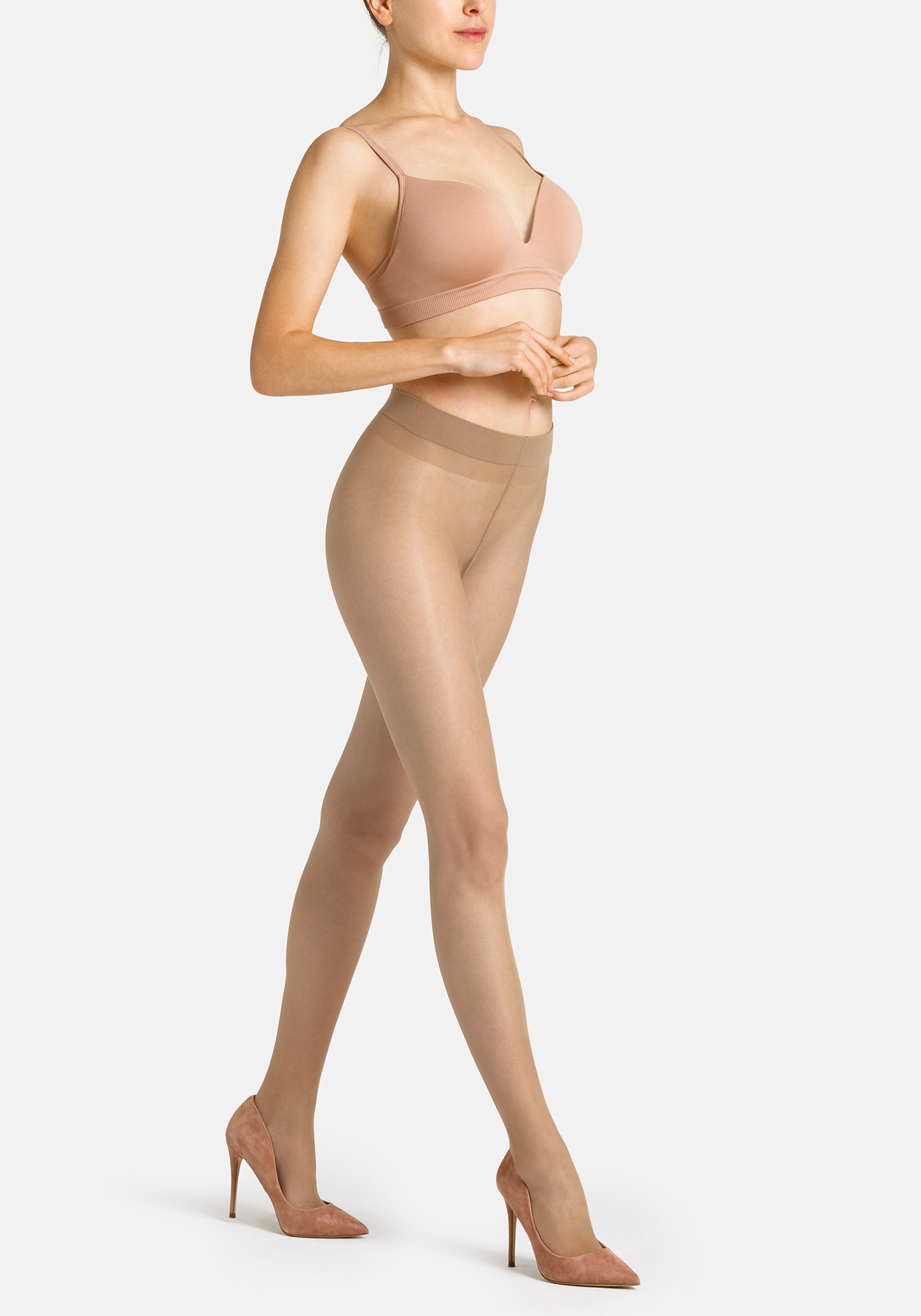 Camano Feinstrumpfhose »fine everyday«, (2er Pack), mit seidig mattem Look