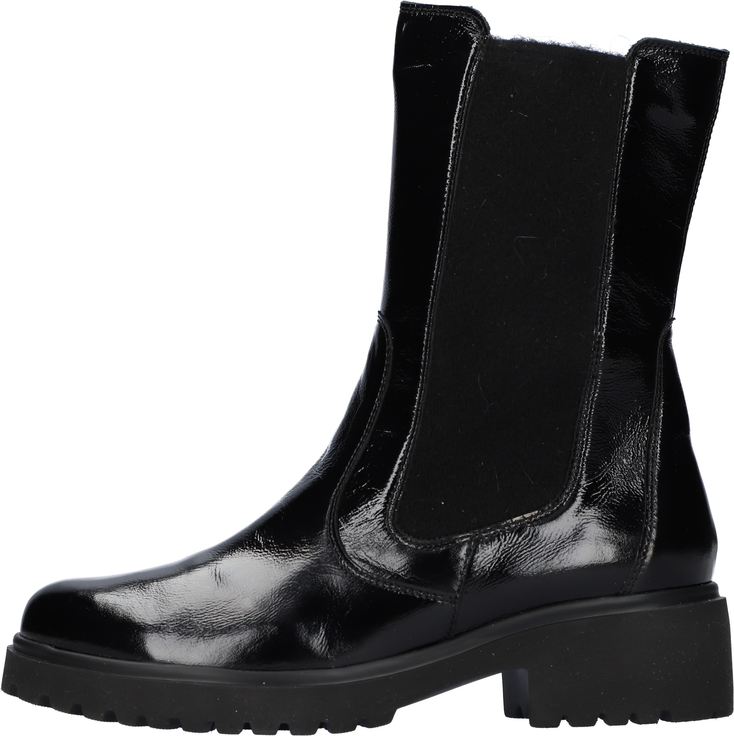 Waldläufer Chelseaboots »H-LUISE«, Schlupfboots, Stiefelette, Blockabsatz, Bequemweite G (= weit)