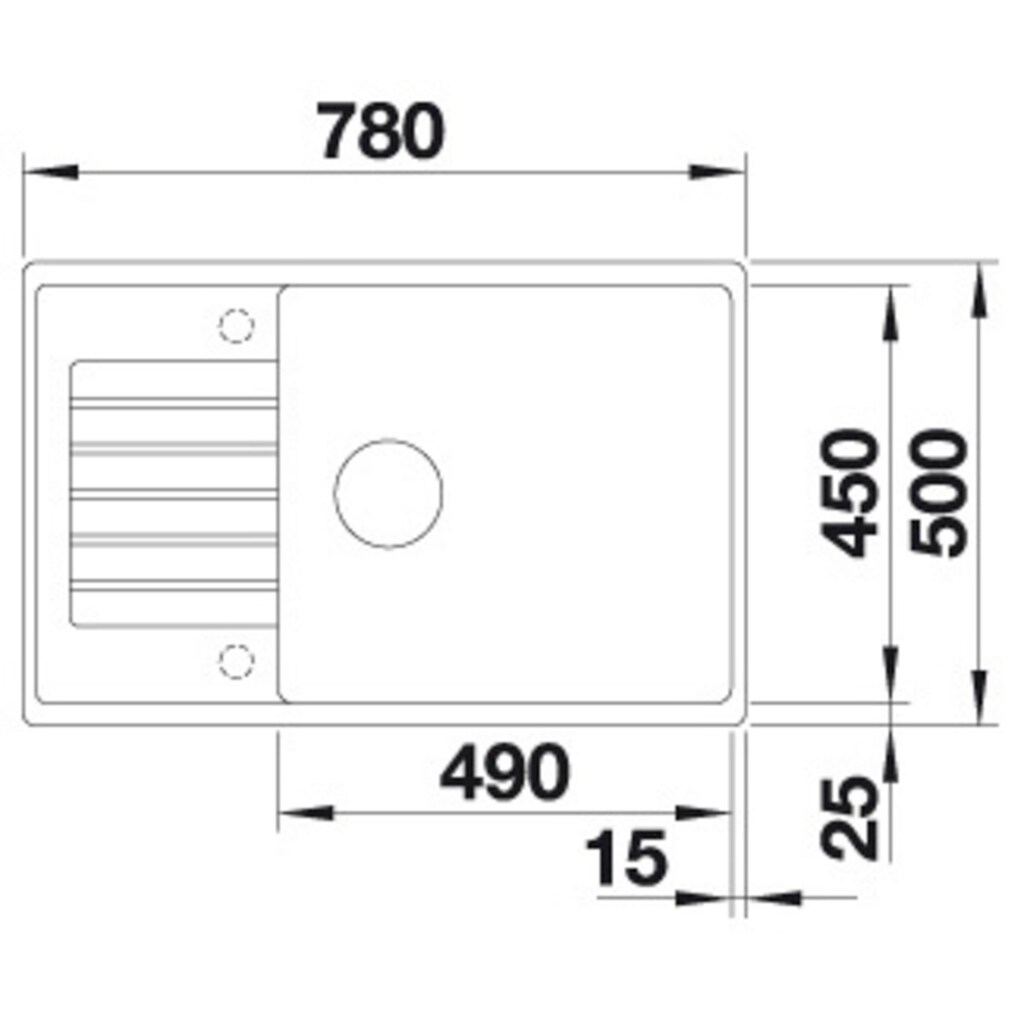 Blanco Granitspüle »ZIA XL 6 S Compact«