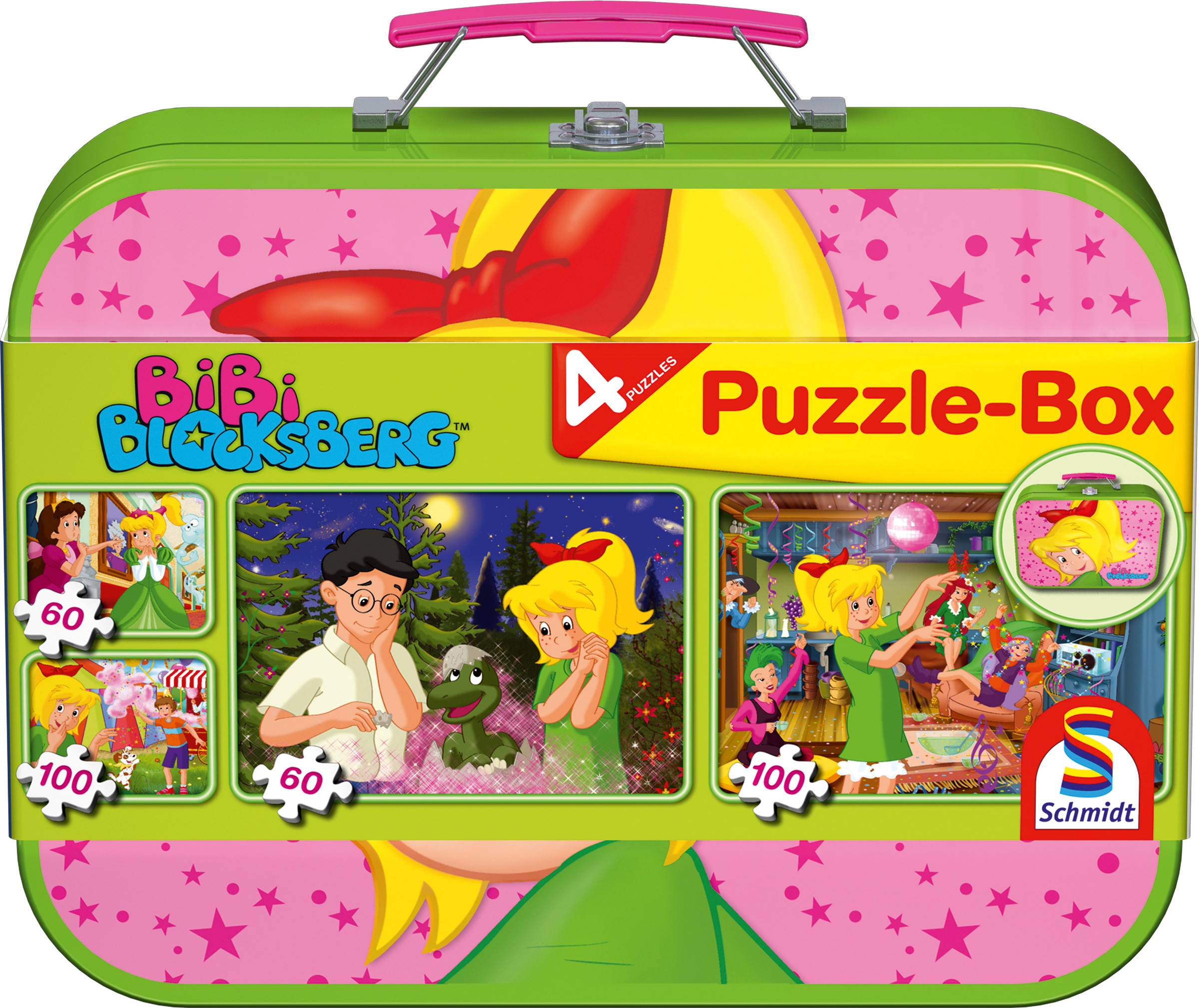 Schmidt Spiele Puzzle »Puzzlebox im Metallkoffer, Bibi Blocksberg™«