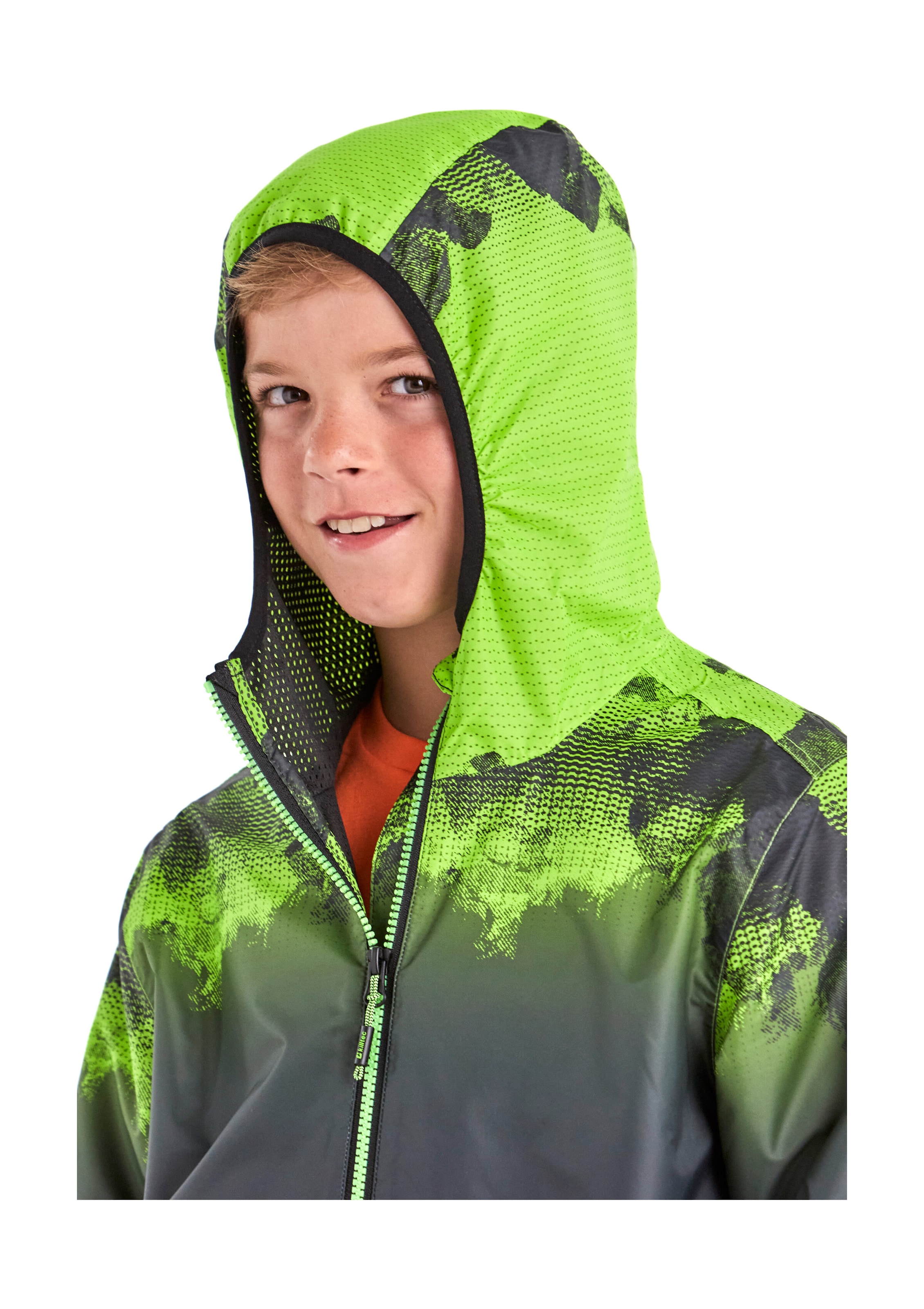Killtec Outdoorjacke »Lyse BYS JCKT B«, Leichte, wasserdichte Kinderjacke, klein verpackbar, cooles Muster