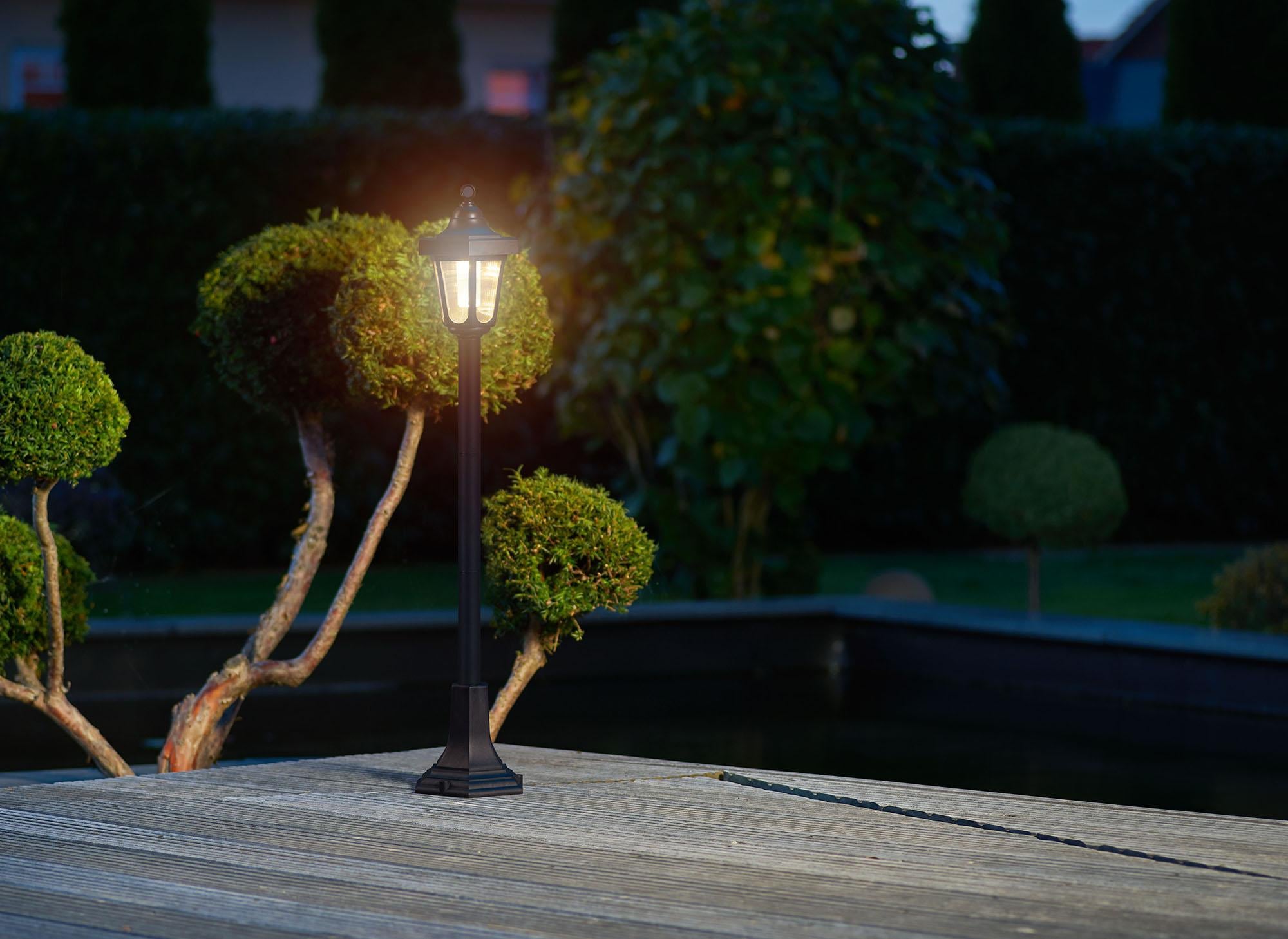 IC Gardenstyle Außen-Stehlampe »LATERNE«, Leuchtmittel LED-Board | LED fest integriert, LED Solar Laterne 90 cm
