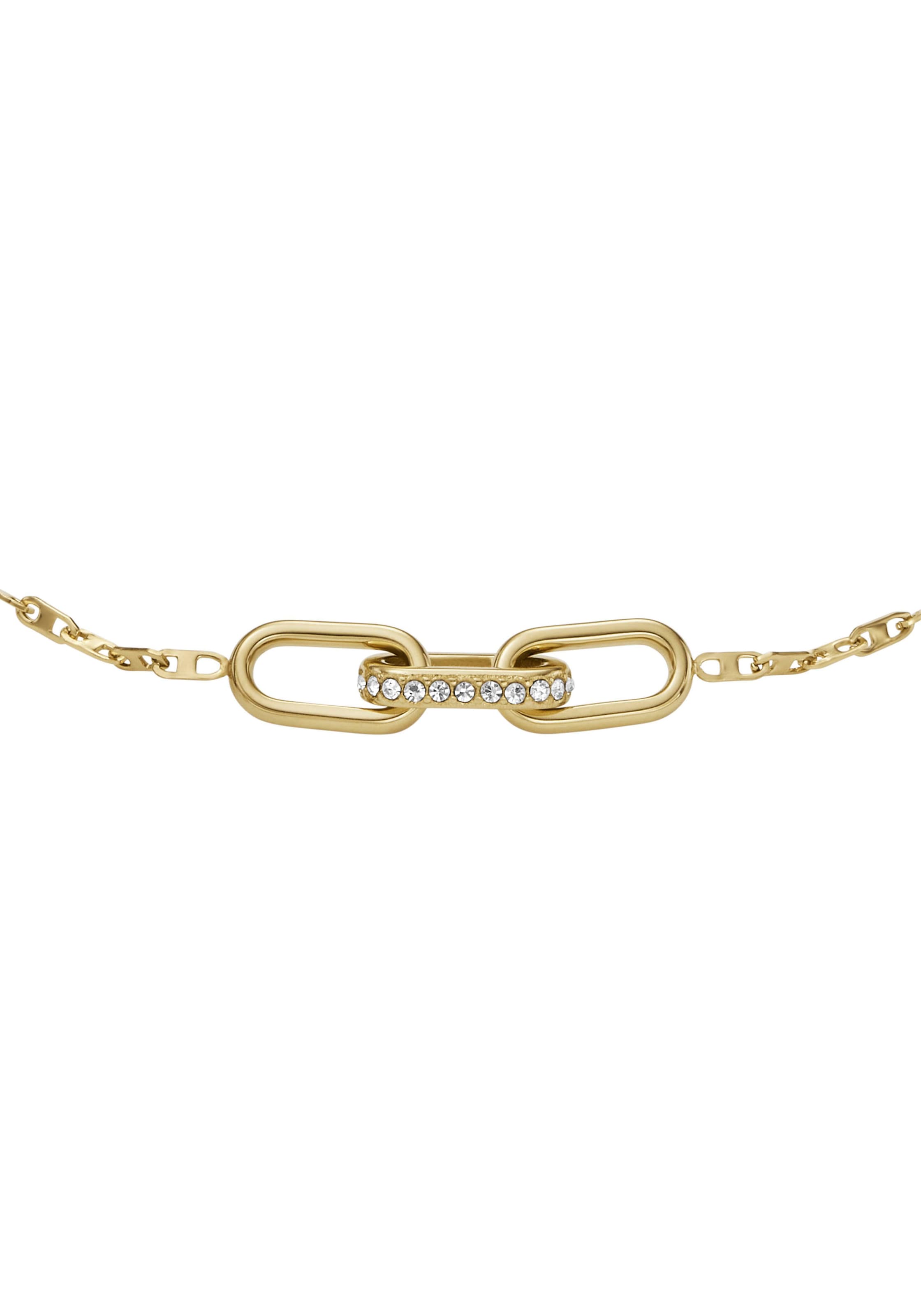 Fossil Armband »Schmuck Geschenk Edelstahl Armschmuck HERITAGE D-LINK«