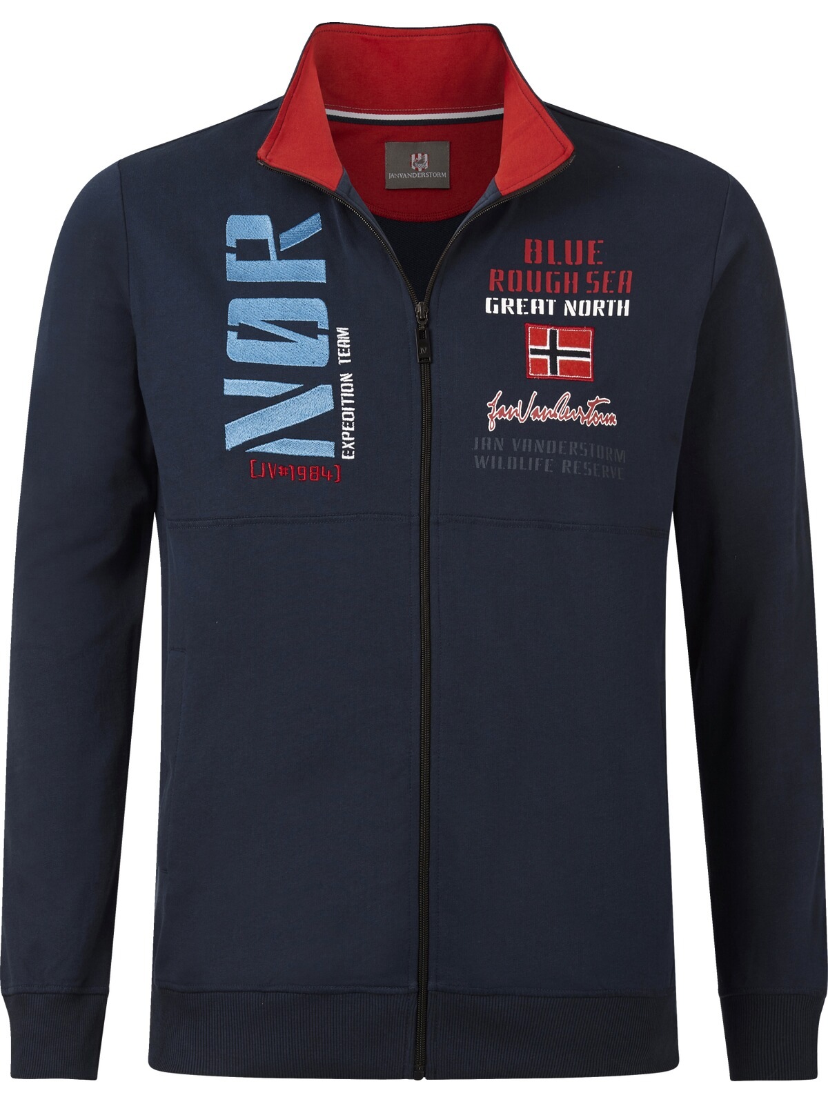 Jan Vanderstorm Sweatjacke »Sweatjacke TJARKE«