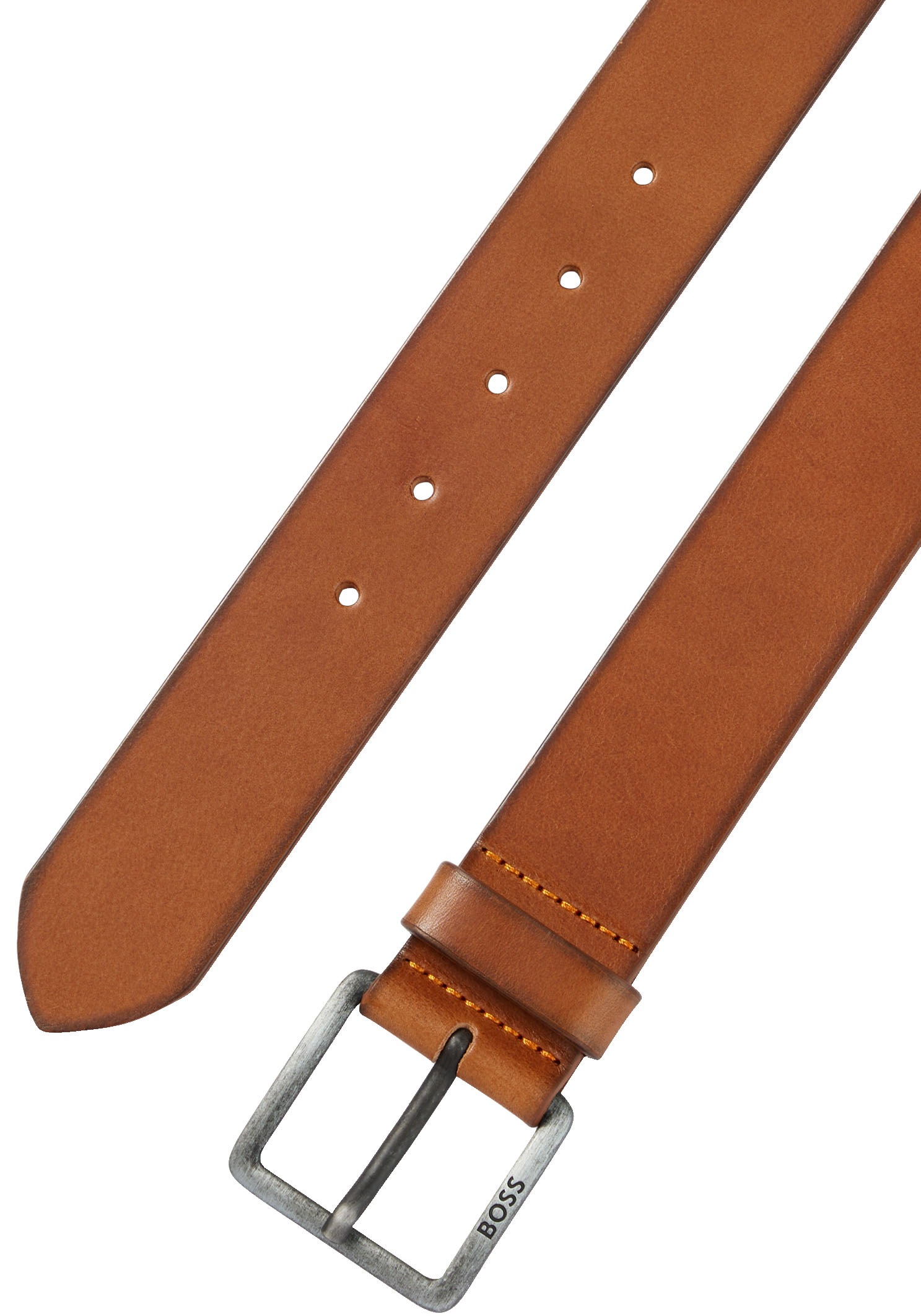 BOSS Ledergürtel »Jeeko_Sz40«, mit BOSS Logo-Schriftzug auf der Schließe