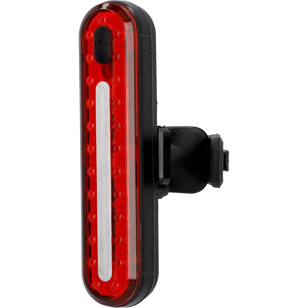 FISCHER Fahrrad Fahrradbeleuchtung »LED-Akku Bremslicht Stableuchte«, (2, mit Rücklicht)