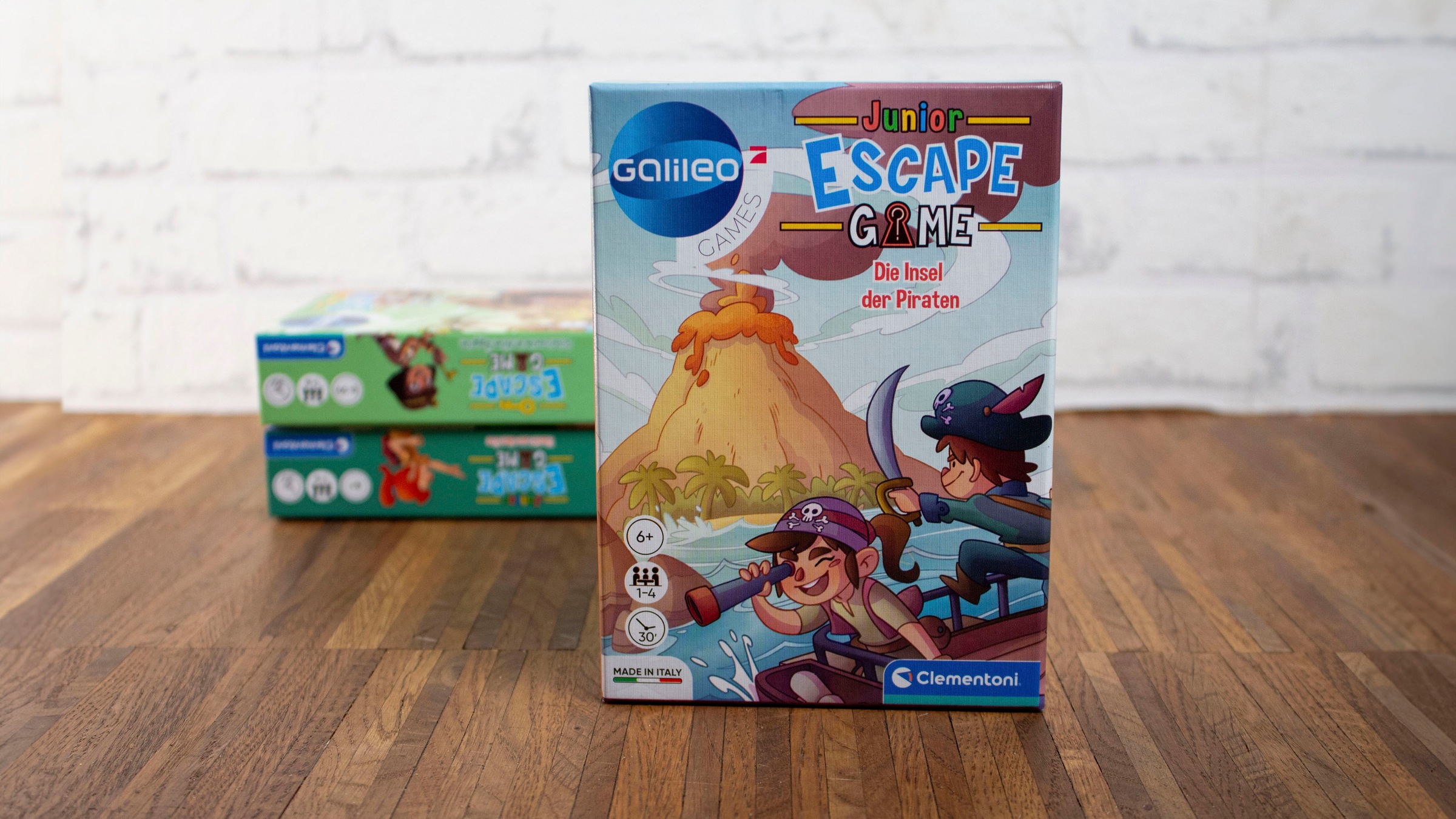 Clementoni® Spiel »Galileo, Escape Game Junior Die Insel der Piraten«, Made in Europe