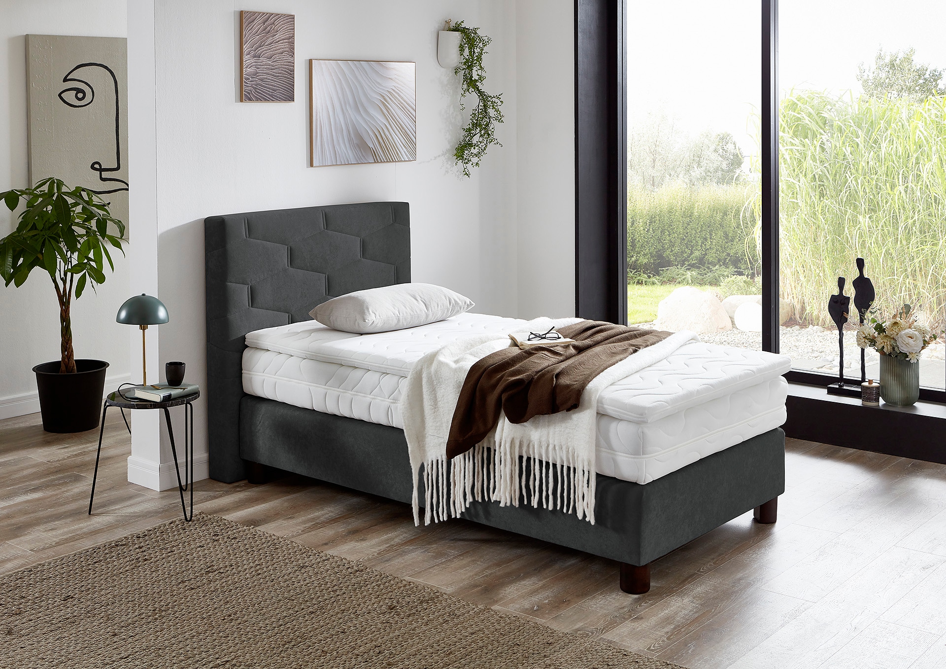 Westfalia Schlafkomfort Boxspringbett wahlweise mit Topper