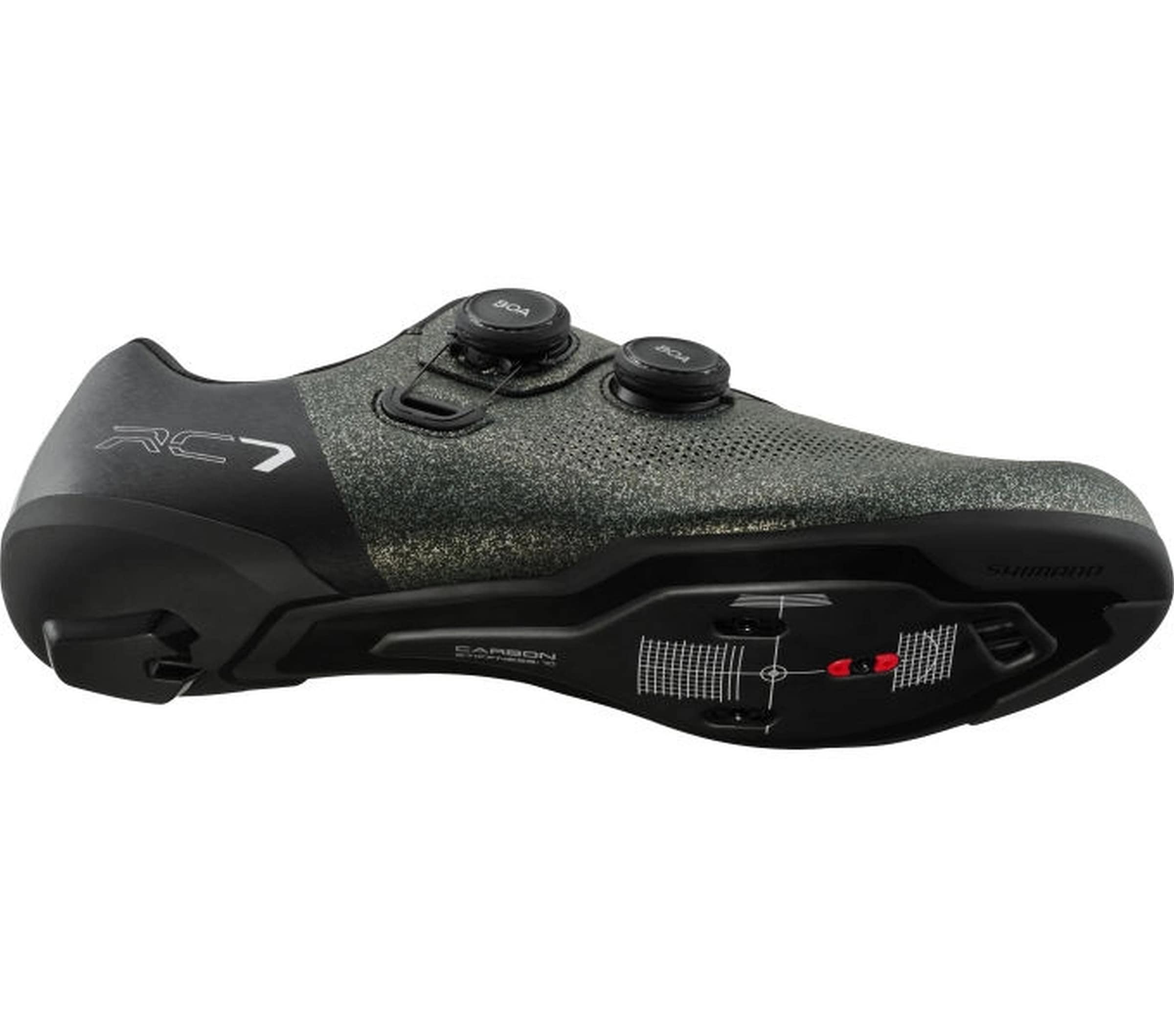 Shimano Fahrradschuh »Rennrad - Fahrradschuhe SH-RC703 WIDE, Gray Splatter«