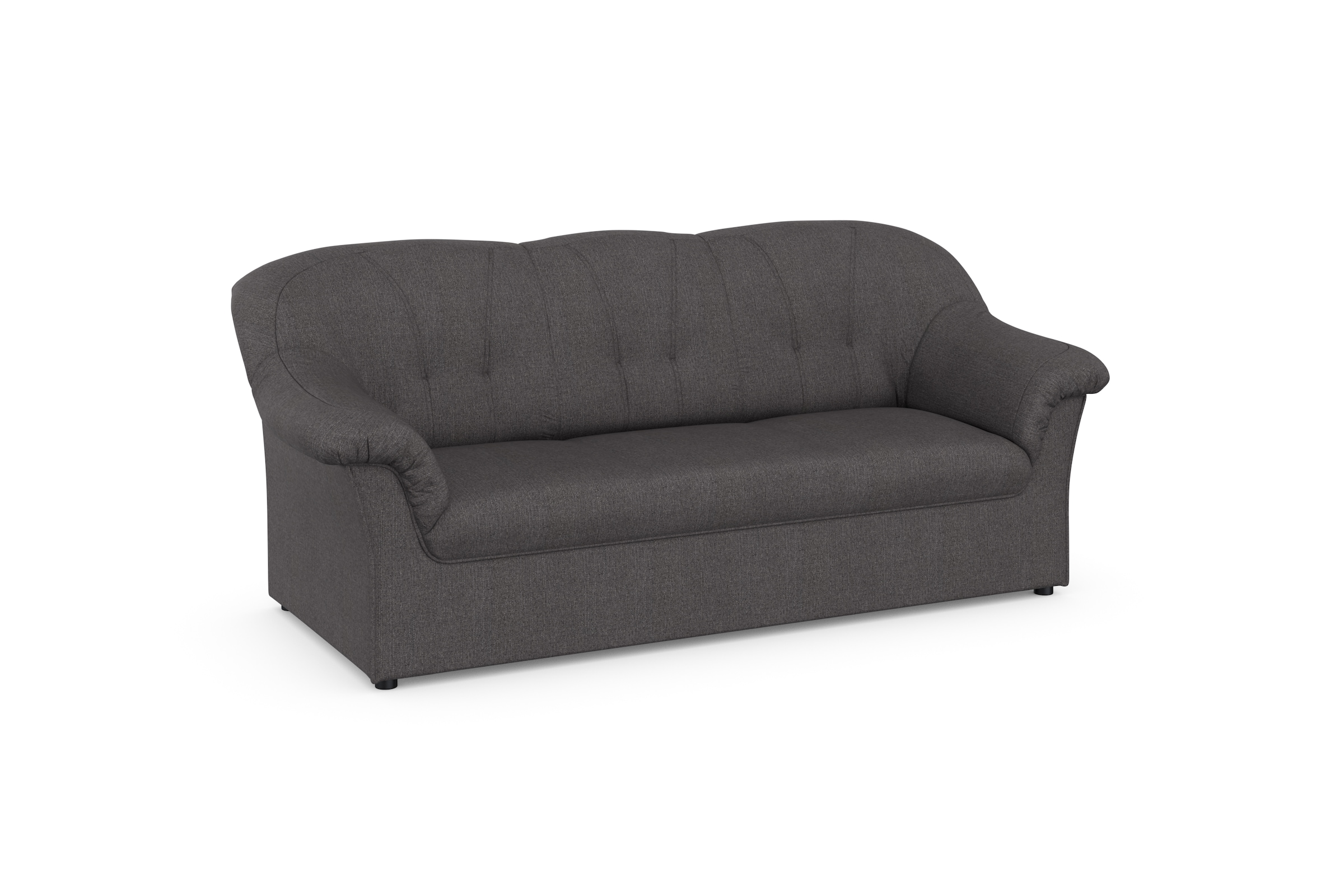 DOMO collection 3-Sitzer »Pegnitz für kleine Räume, Breite 185cm«, zeitlos, elegante Armlehnen, komfortabel