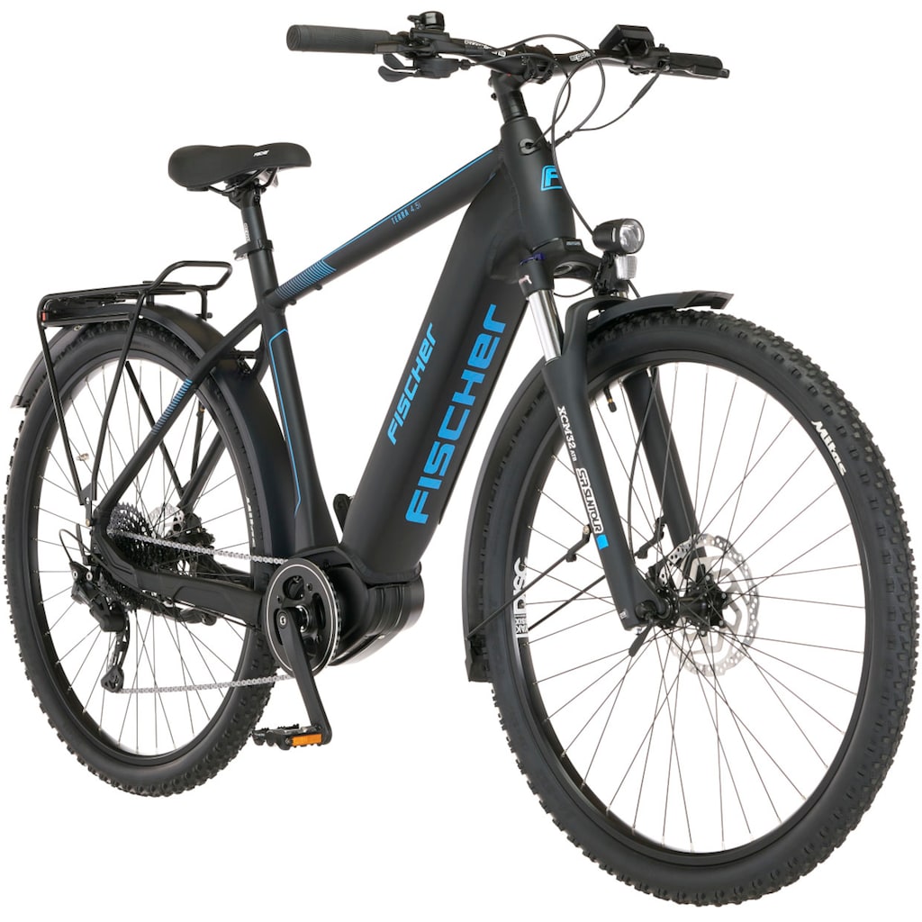 FISCHER Fahrrad E-Bike »TERRA 4.5i 522«, 10 Gang, Shimano, Deore, Mittelmotor 250 W, (mit Schloss)