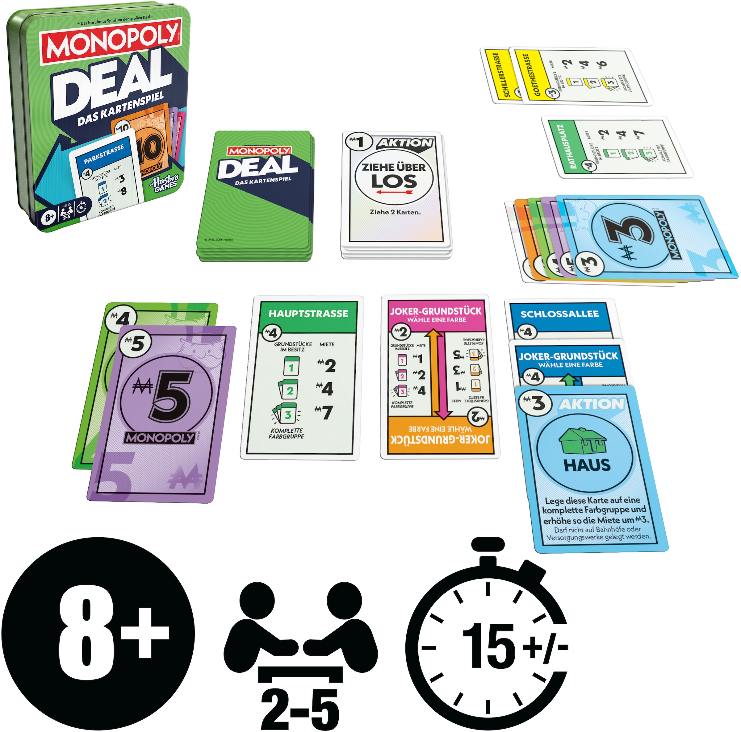 Hasbro Spiel »Monopoly Deal, Kartenspiel«