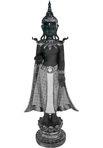 Casa Collection by Jänig Buddhafigur, stehend, schwarz-silber, Höhe 119 cm, Breite 44 cm kaufen