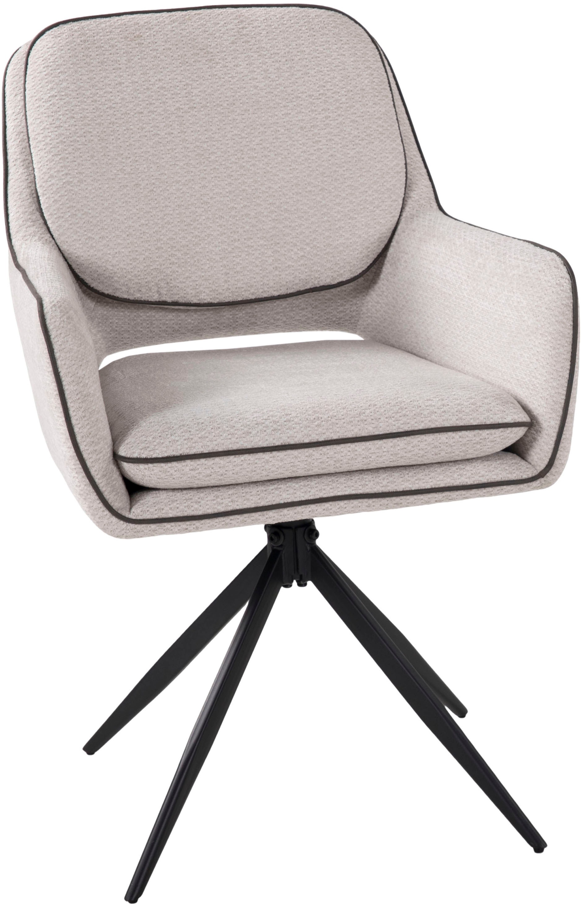 Duo Collection Essgruppe »Emira und Esra«, (Set, 5 tlg.), massives Metalgestell, Stühle drehbar