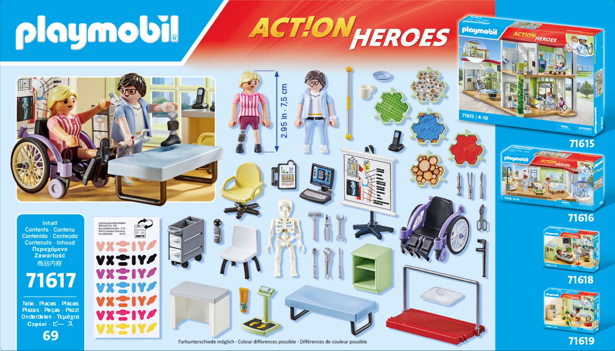 Playmobil® Konstruktions-Spielset »Orthopädie (71617), Action Heroes« Made in Europe