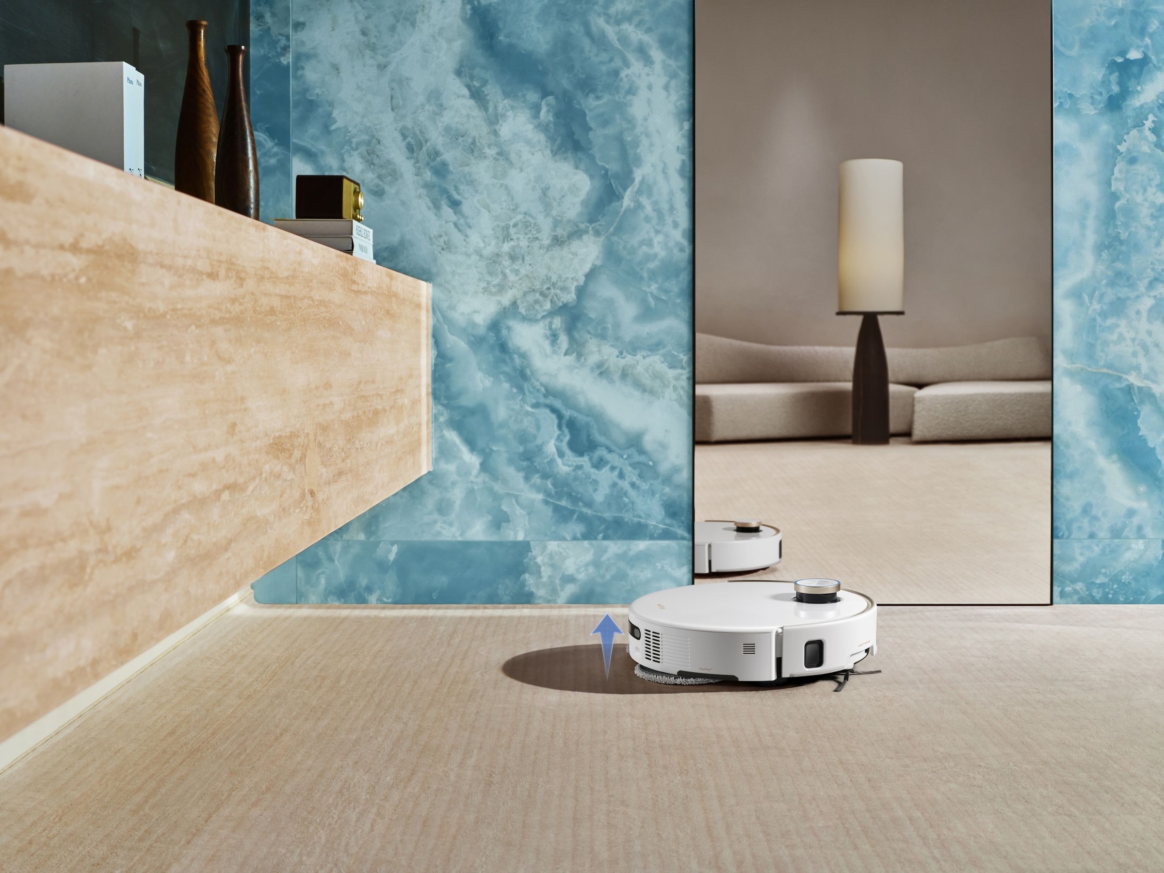 Mova Nass-Trocken-Saugroboter »V50 Ultra Complete, automatische Staubbehälter-u. Staubbeuteltrocknung« Vollautomatische Basisstation, selbstreinigender HEPA-Filter