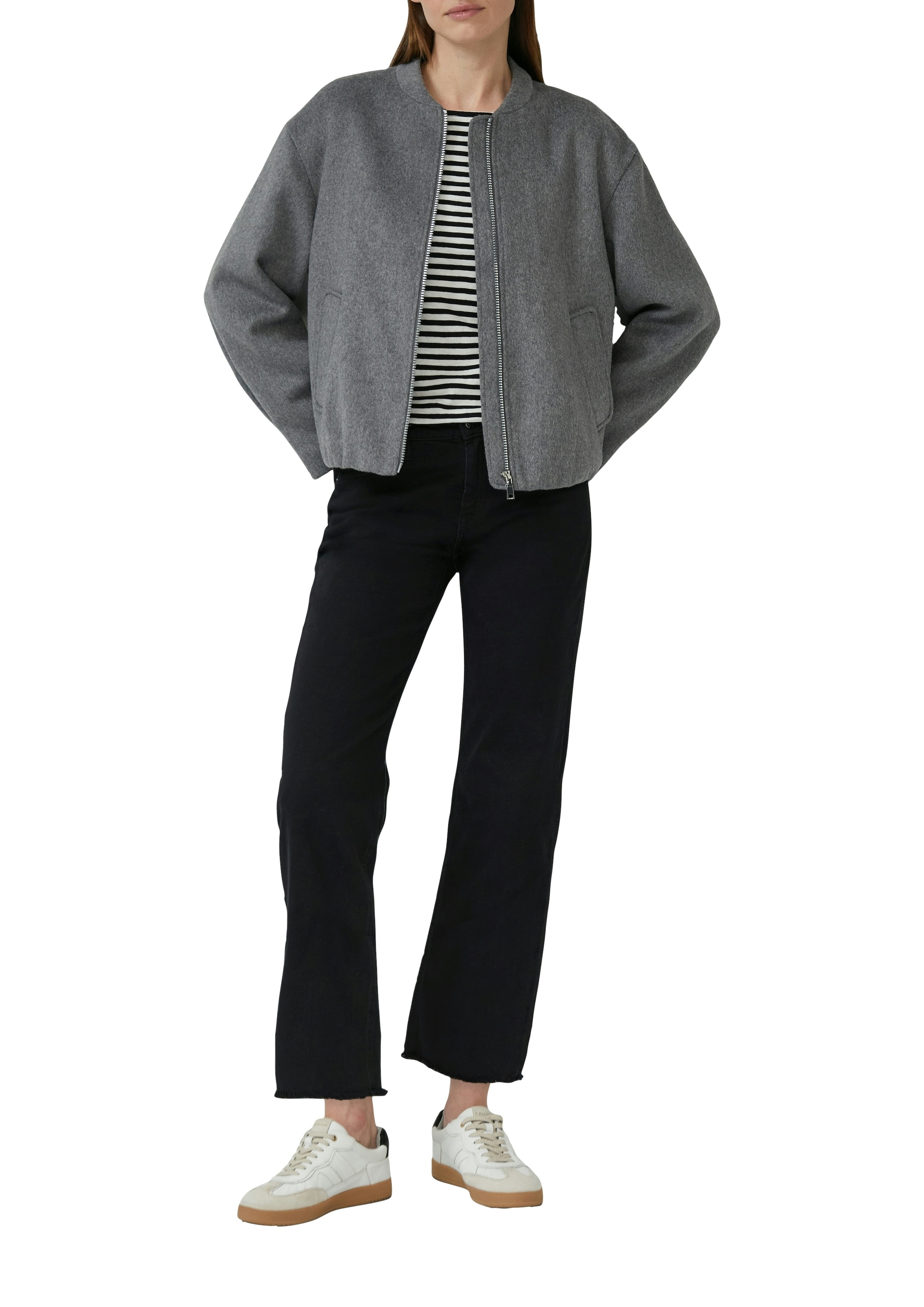 s.Oliver Langarmshirt mit Streifen Muster