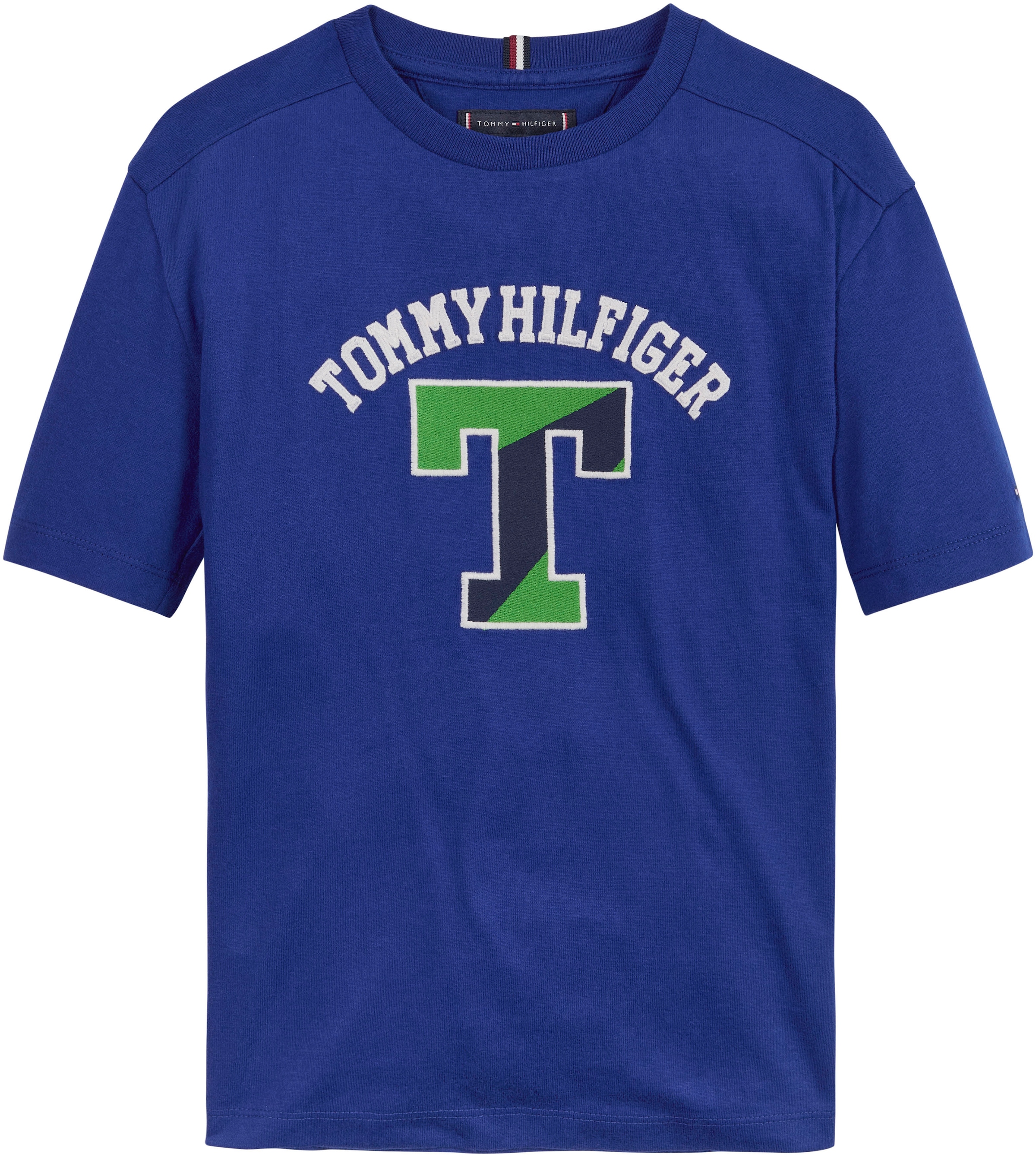 Tommy Hilfiger T-Shirt »T VARSITY TEE S/S«, mit großem Tommy Hilfiger Front Print