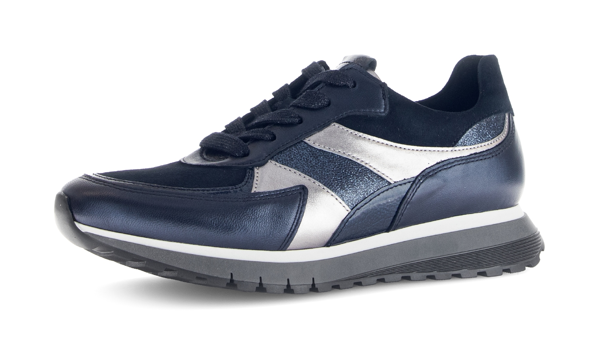 Gabor Keilsneaker »TURIN«  , Plateau, Schnürschuh, Komfortschuh in H-Weite (=sehr weit)