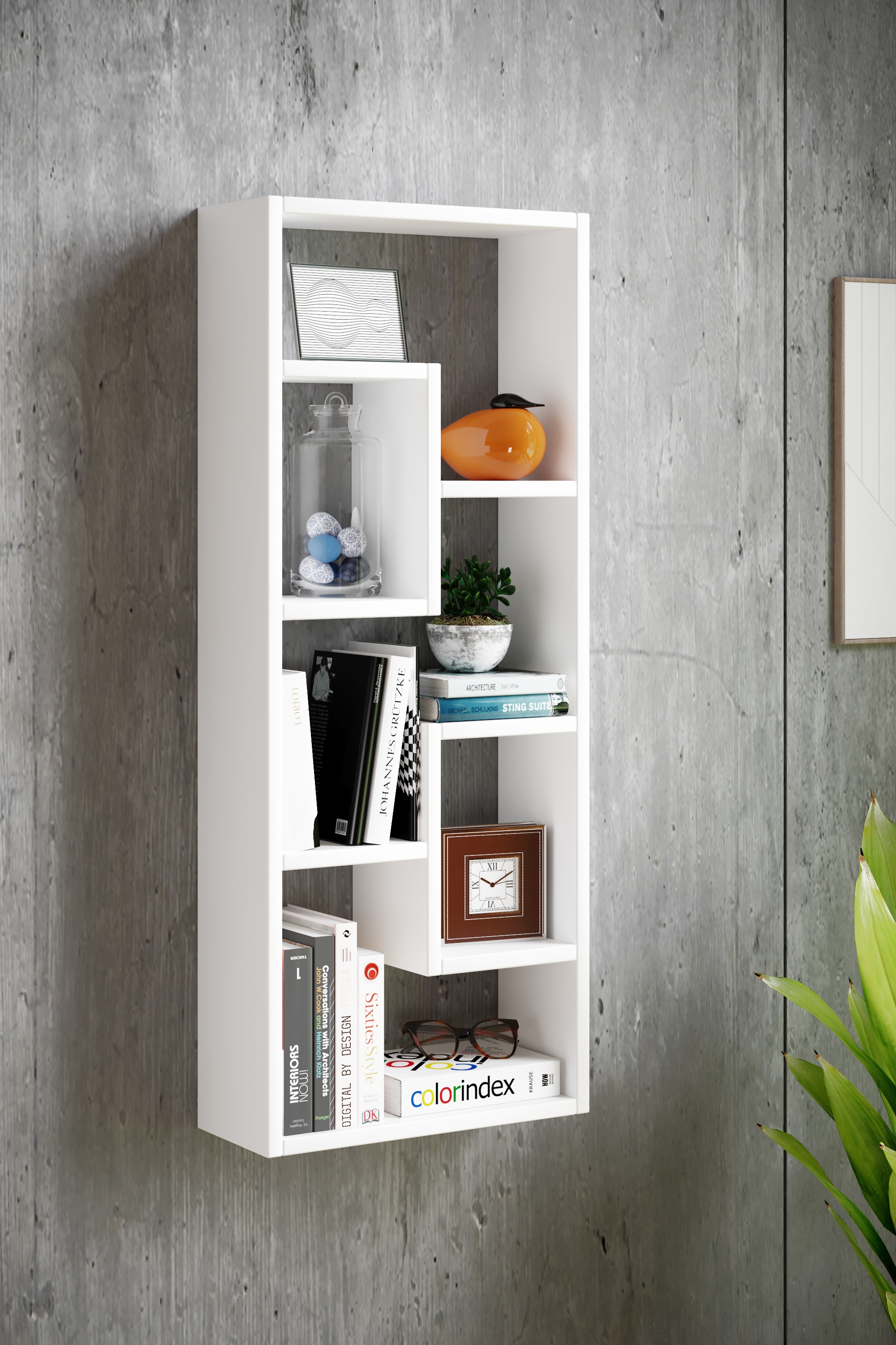 VCM Wandregal »Holz Wandregal Wandboard Hängeregal Board Vilota« 1 Stk. tlg.