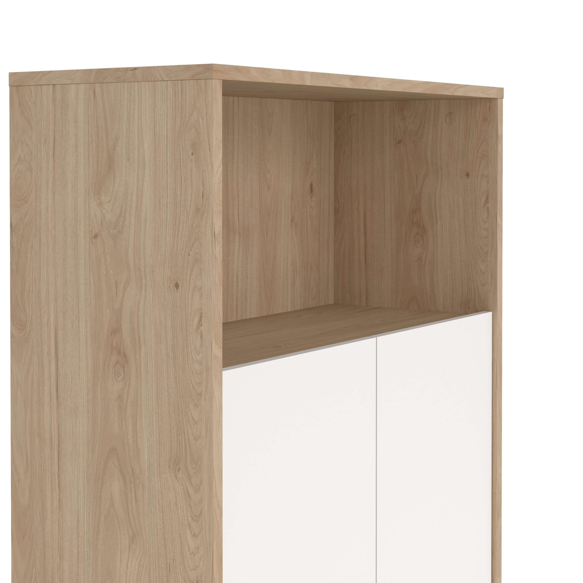 INOSIGN Kommode »Sign Sideboard mit Ablageregal für Akten, Bücher« mit 2 Türen, dahinter 2 Einlegeböden, Höhe 123 cm, Breite 80 cm