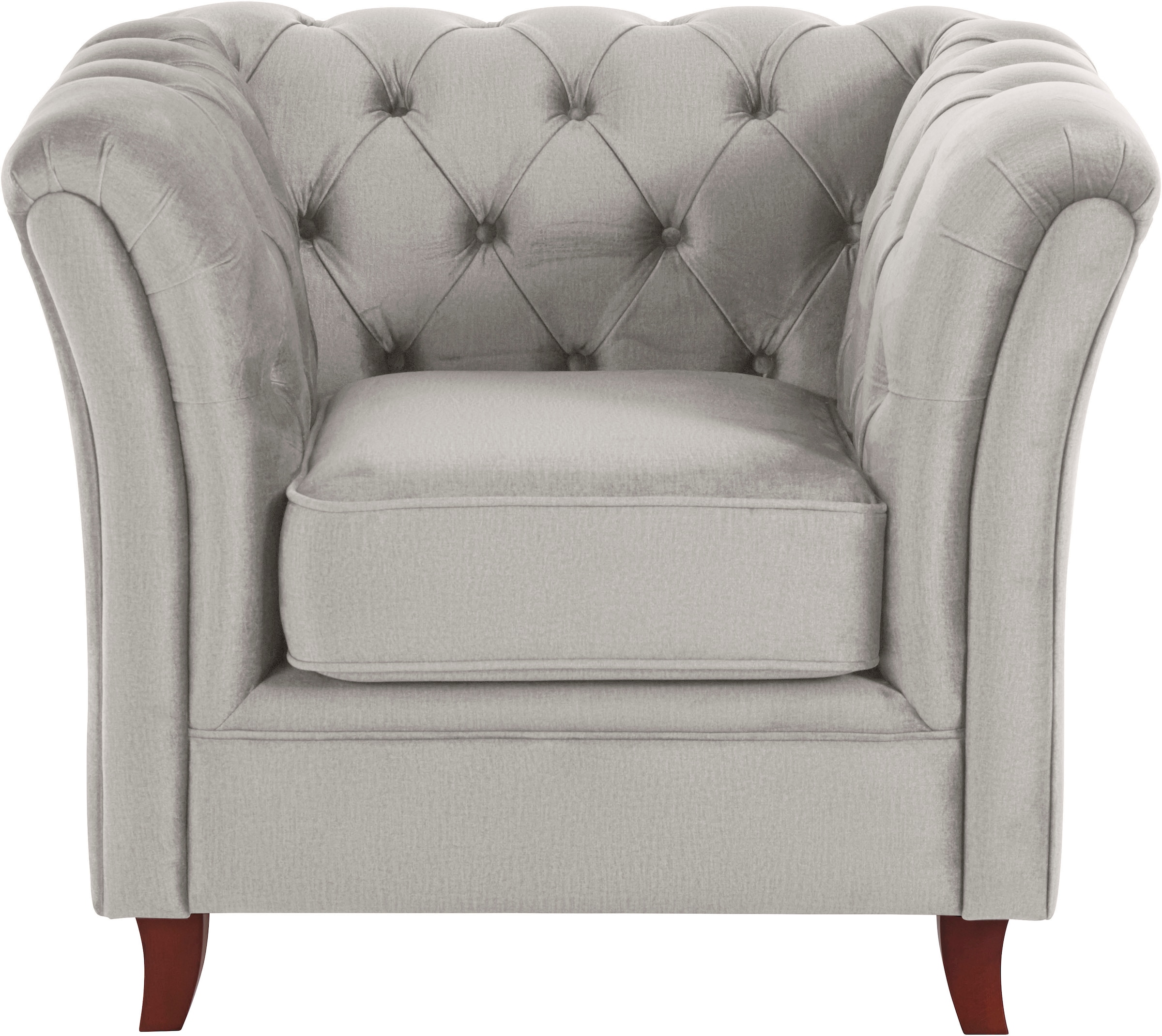 Home affaire Chesterfield-Sessel »Reims Cocktailsessel, Sessel«, mit echter Chesterfield-Knopfheftung, hochwertige Verarbeitung