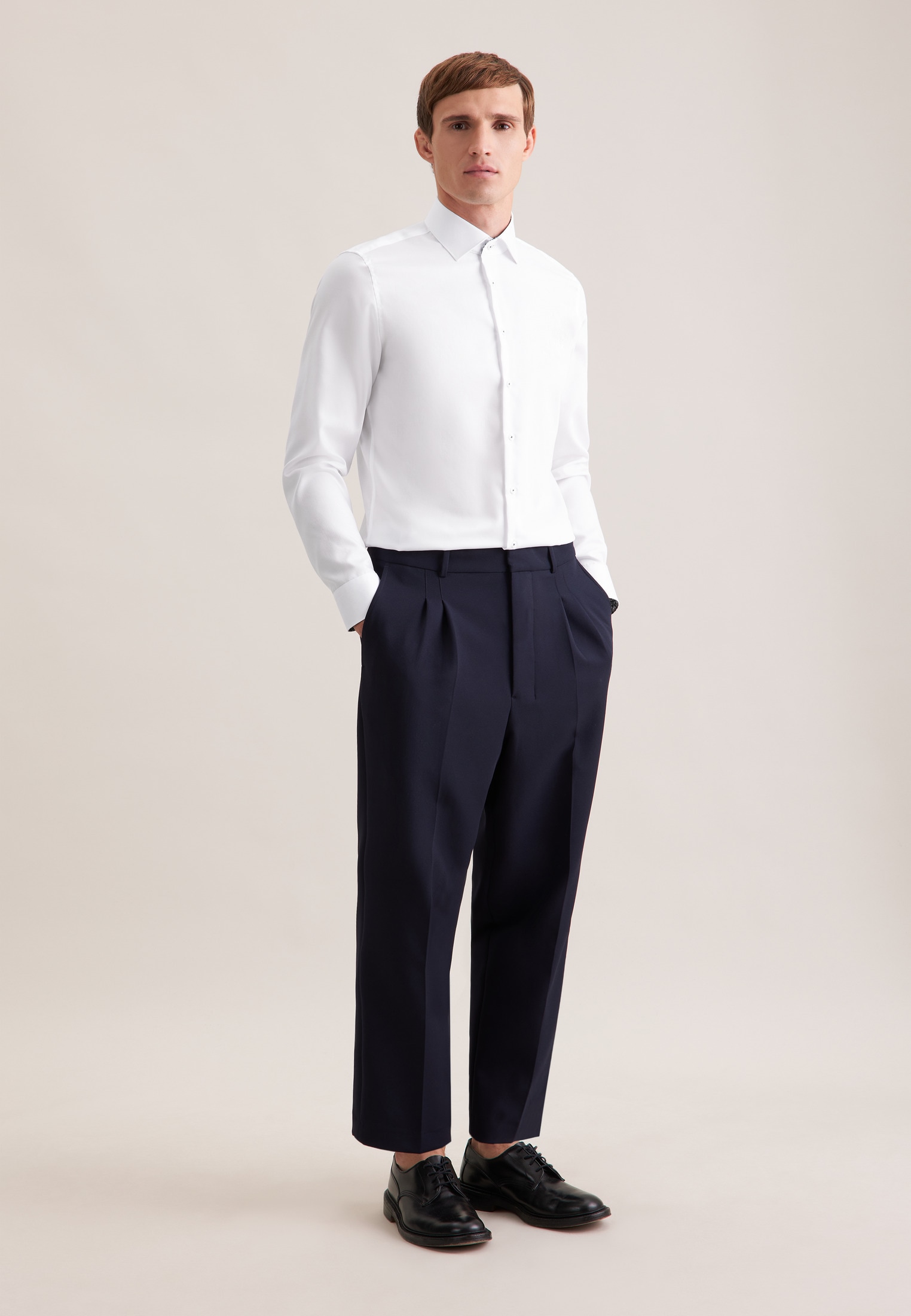 seidensticker Businesshemd »Schwarze Rose« Slim 1/1 Kentkragen Uni