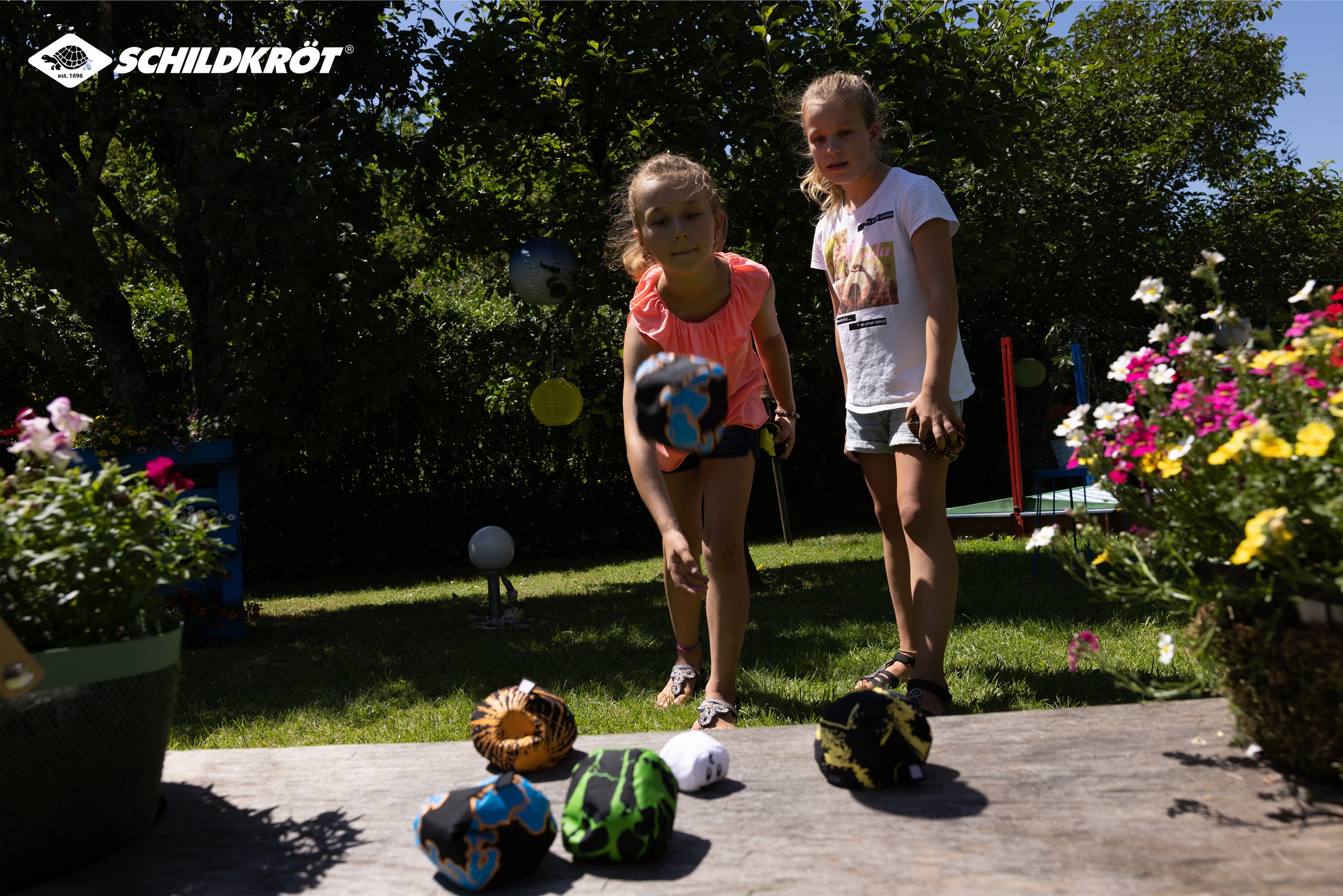 Crossboccia Spiel »Crossboccia® Familypack Pro 4x3er Set für 4 Spieler "Labyrinth"«, (13 tlg.)