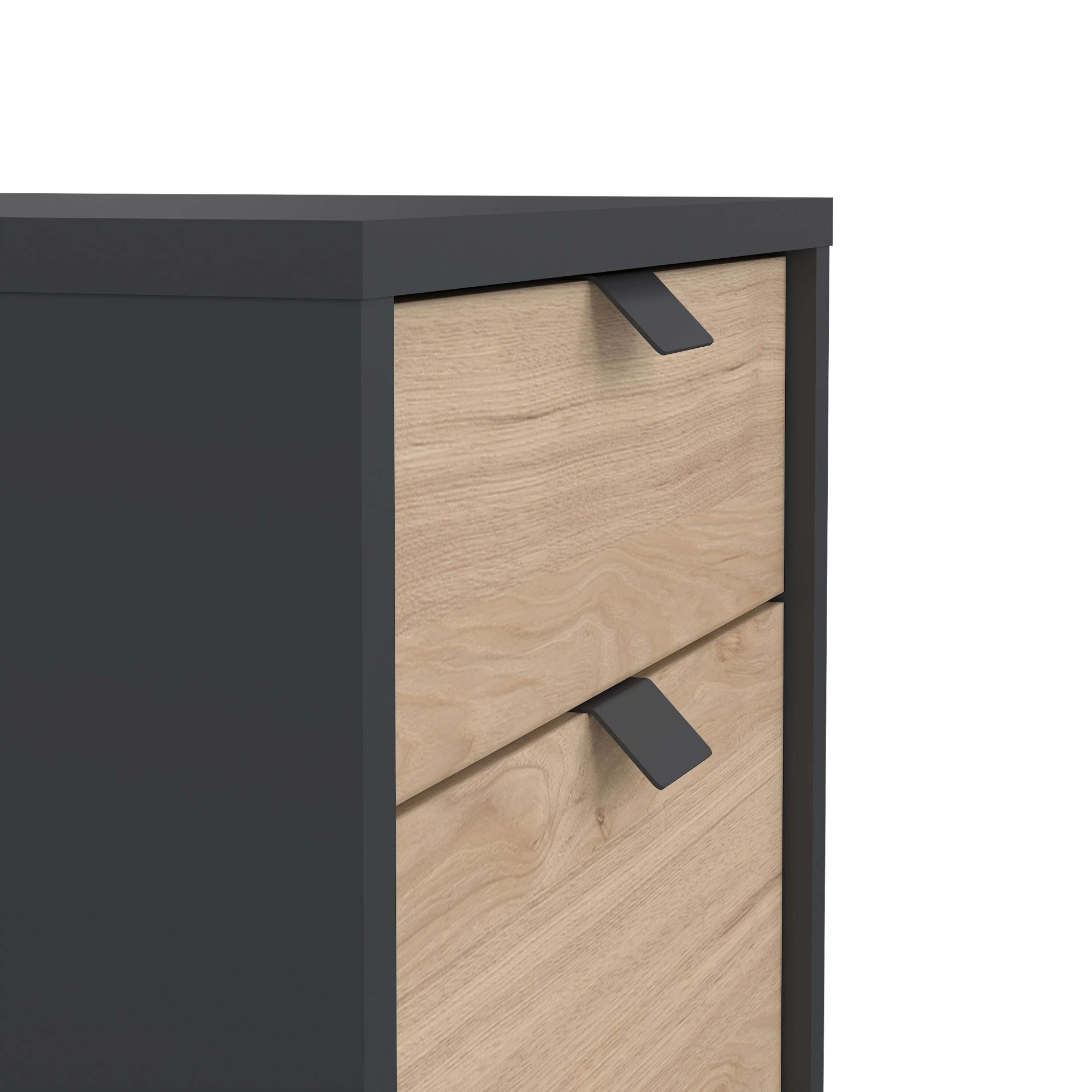 INOSIGN Rollcontainer »Sign Rollwagen Rollschrank verschiebarer Transportbehälter,«, Zweifarbiges Design, 3 Schubladen, verschiebbar, Höhe 60 cm