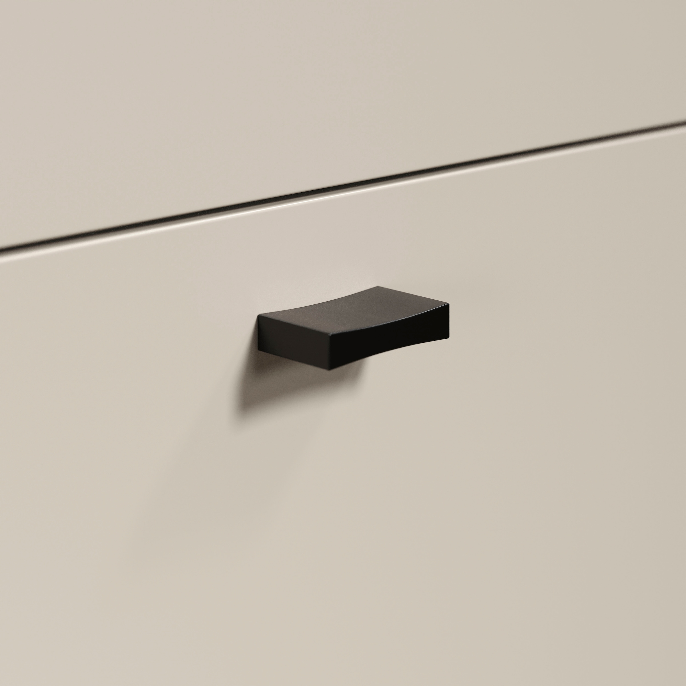 Places of Style Highboard »San Pedro«, (1 St.), Sideboard mit Griffen und Füßen aus Metall - (B/T/H) 93/42/140 cm