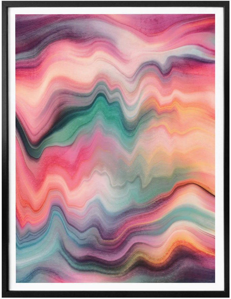 Wall-Art Poster »Regenbogen Marmor«, Landschaften, Rechnung St.) auf (1 kaufen
