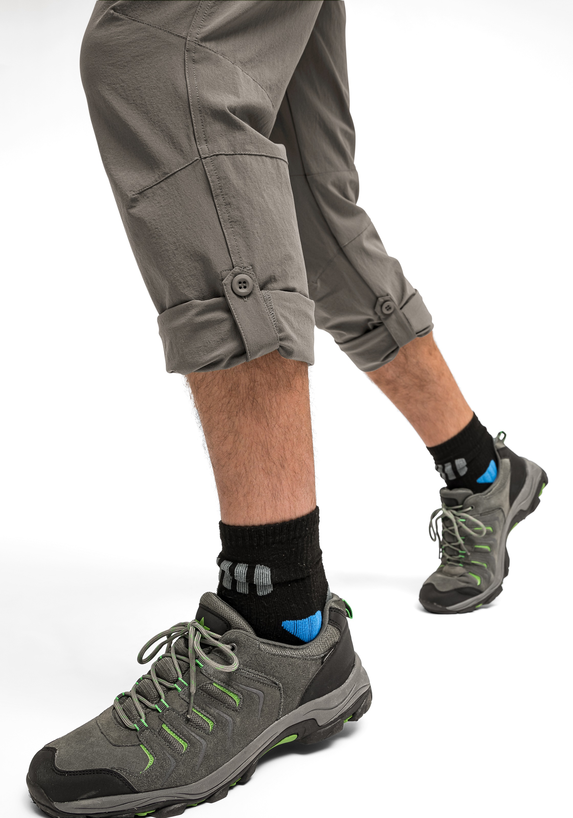 Maier Sports Funktionshose »Nil«, Herren Wanderhose, atmungsaktive Outdoor-Hose mit Roll up Funktion