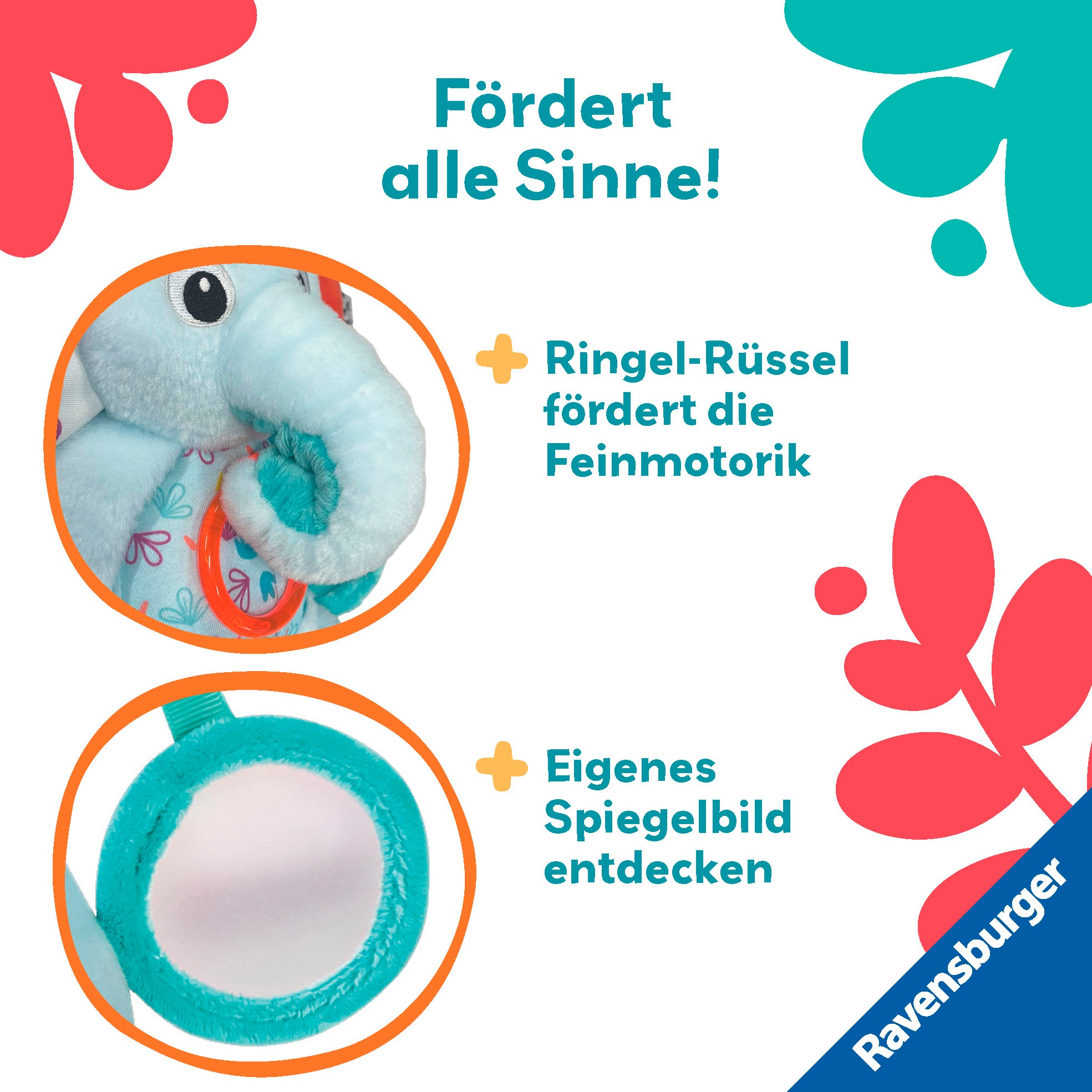 Ravensburger Greifspielzeug »Play+ Entdecker-Elefant«