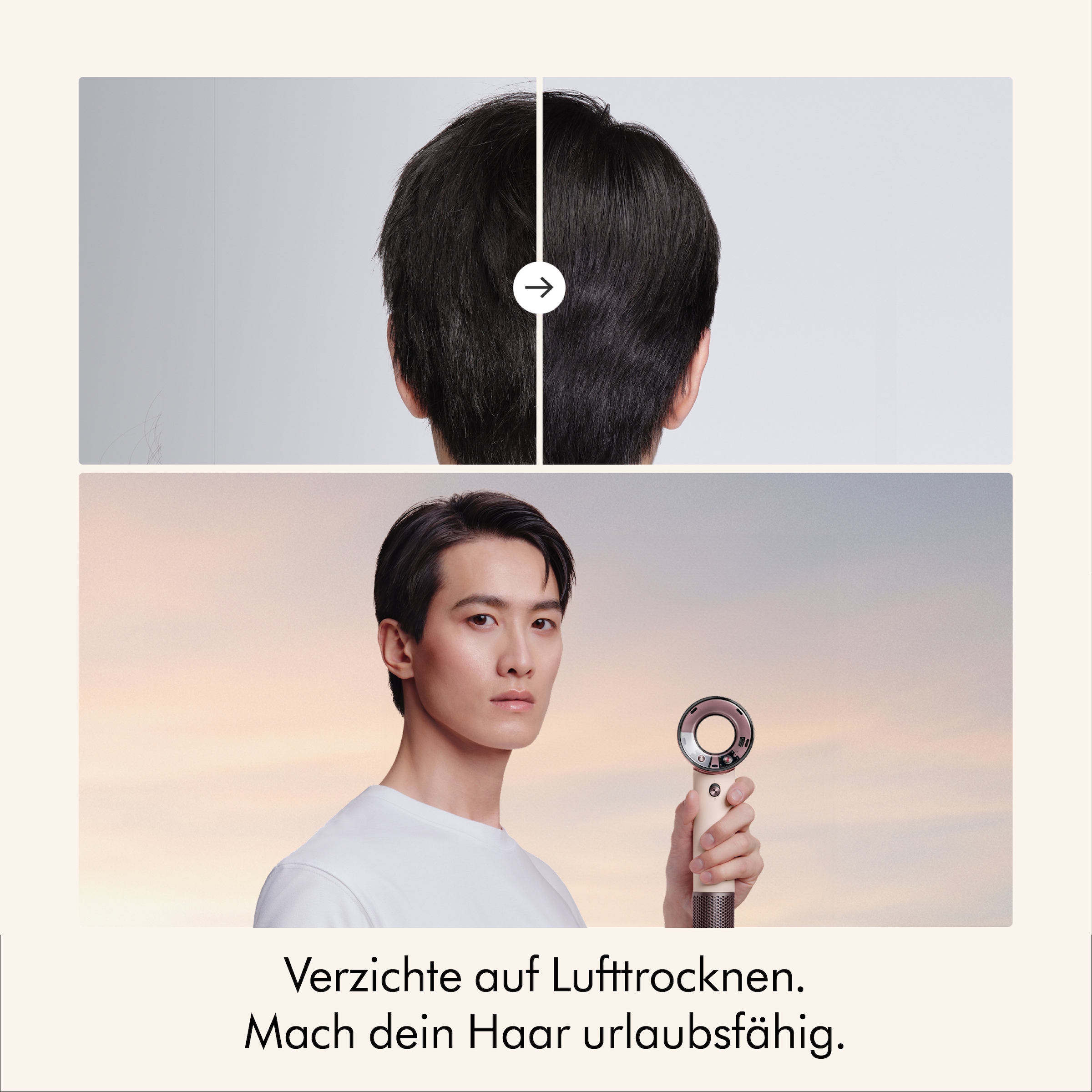 DYSON Haartrockner »Supersonic™ Travel« 1.200 W 1 Aufsätze perfekt für unterwegs, intelligente Temperaturregulierung
