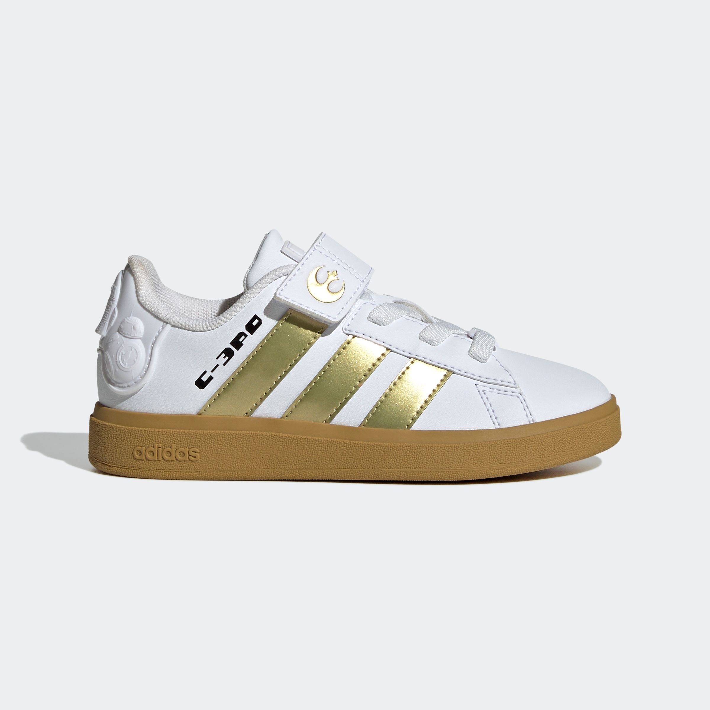 adidas Sportswear Sneaker »ADIDAS X STAR WARS GRAND COURT 2.0«, Design auf den Spuren des adidas Superstar