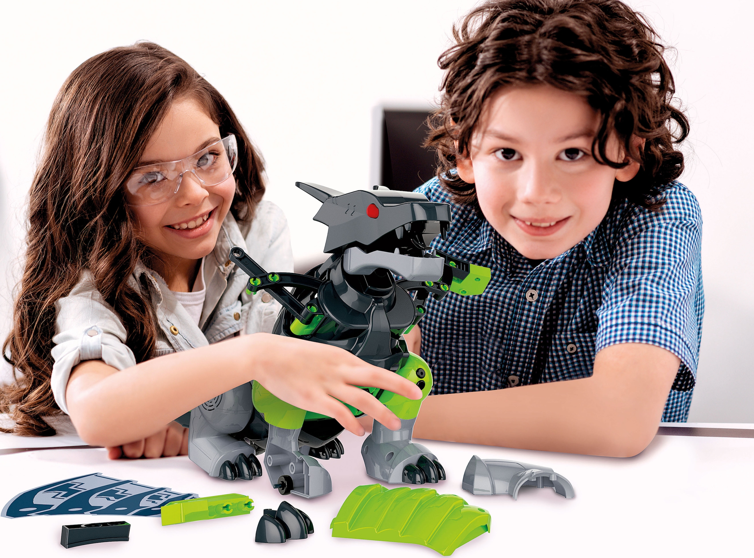 Clementoni® Experimentierkasten »Galileo, Mecha Dragon«, mit App-Funktion; Made in Europe