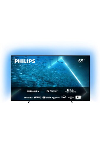 Philips OLED-Fernseher »65OLED707/12«, 164 cm/65 Zoll, 4K Ultra HD, Smart-TV-Android TV kaufen